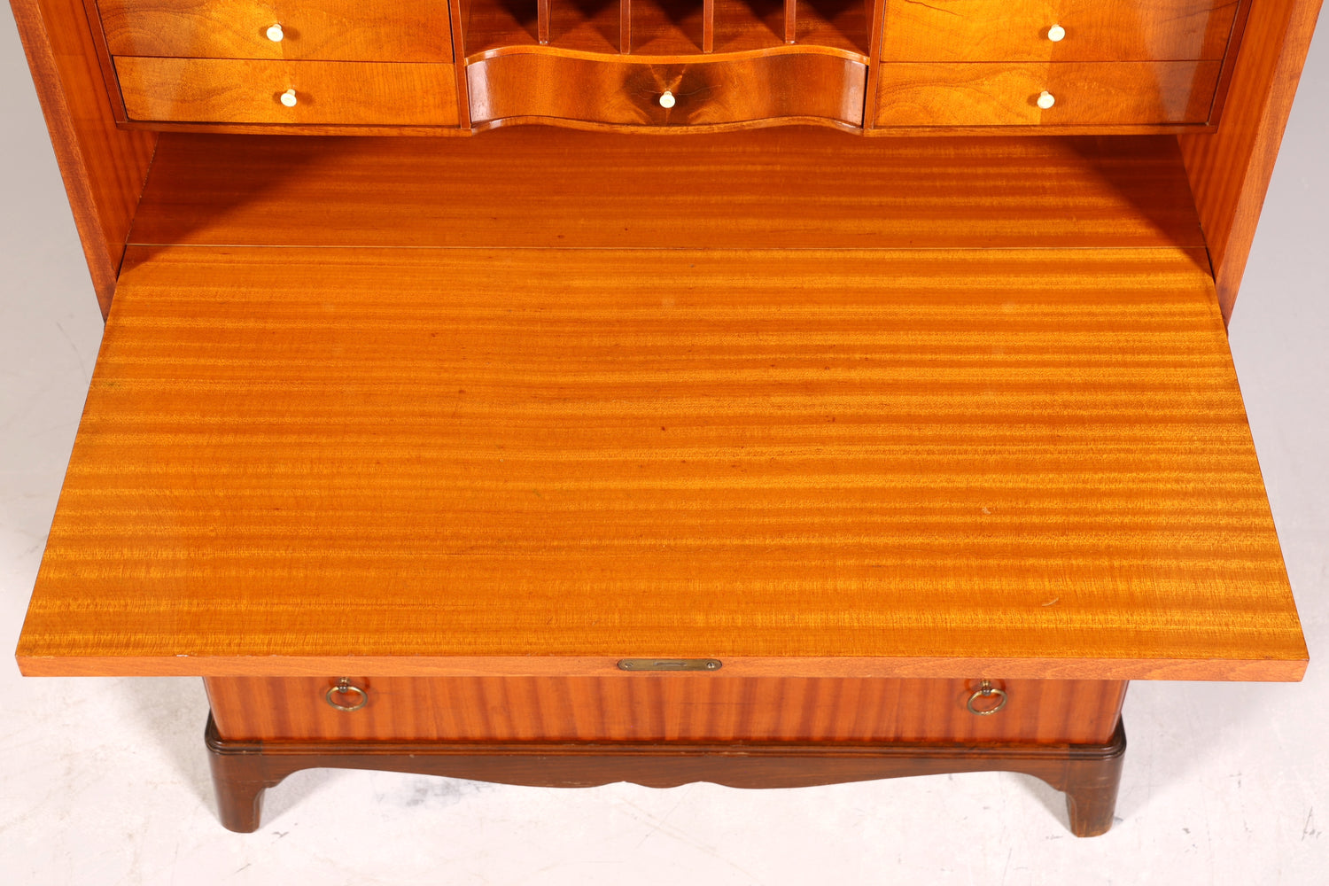 Traumhafter Sekretär im Antik Stil Büro Kommode Art Deco Stil 50s Vertiko Schreibkommode Kommode