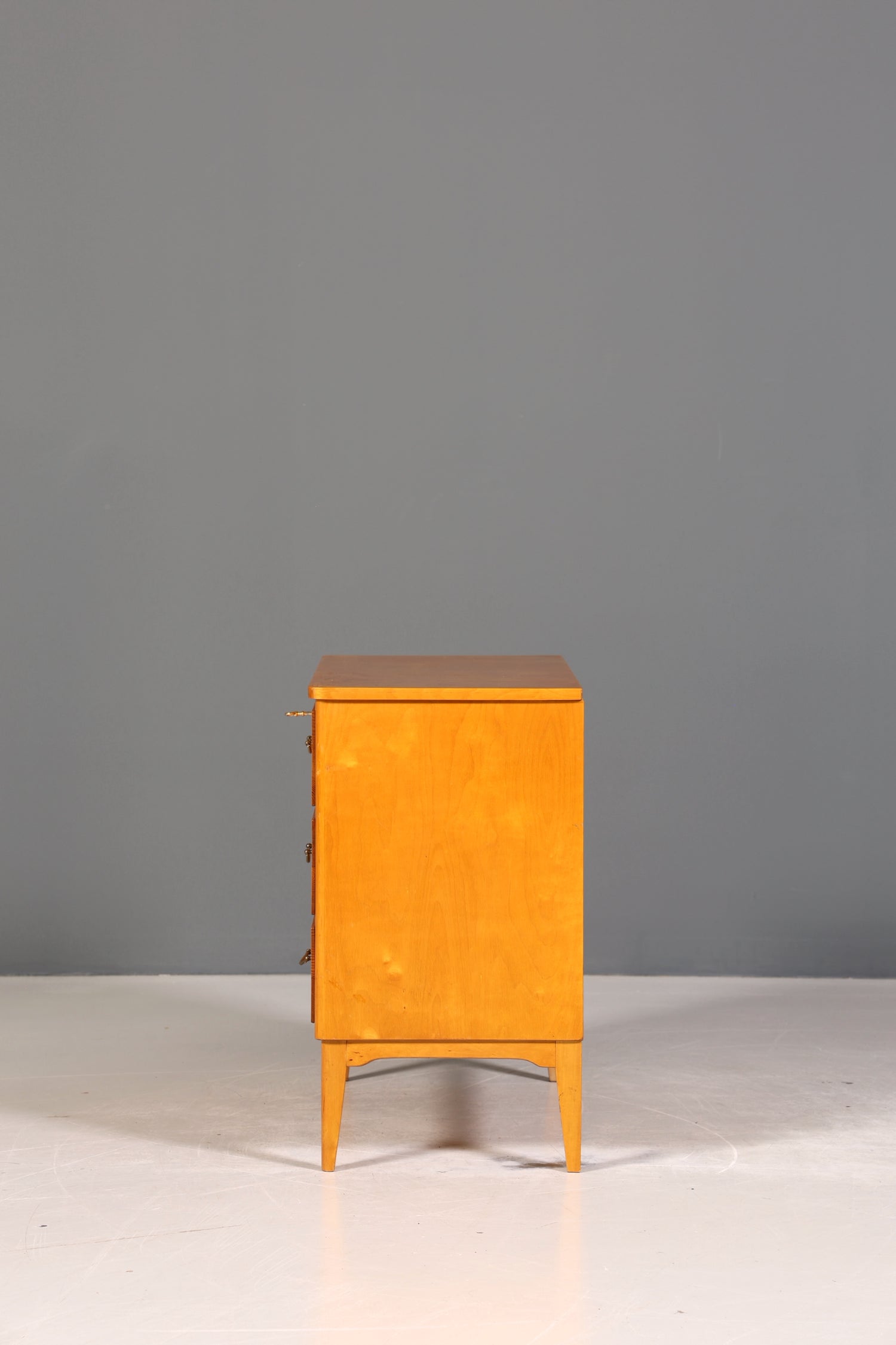 Wunderschöne Mid Century Kommode Vintage Birke Flur Kommode 60s Schubladenkommode