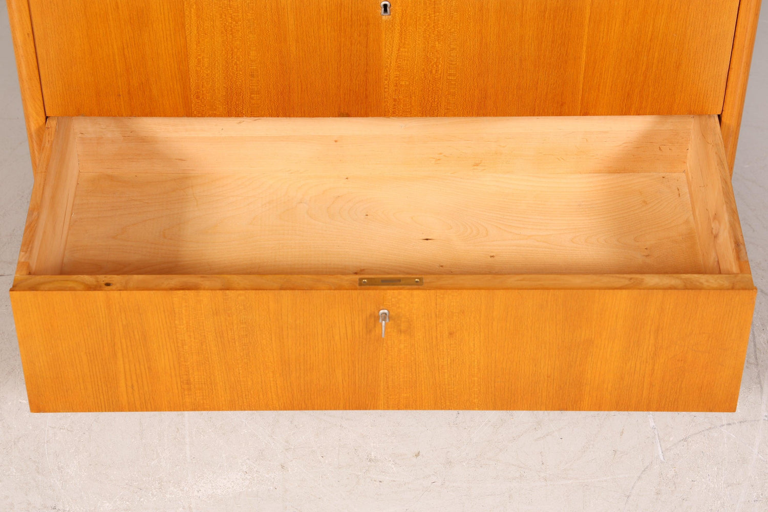 Schlichter Sekretär im Biedermeier Stil um 1930 echt Holz Schreibmöbel Kommode