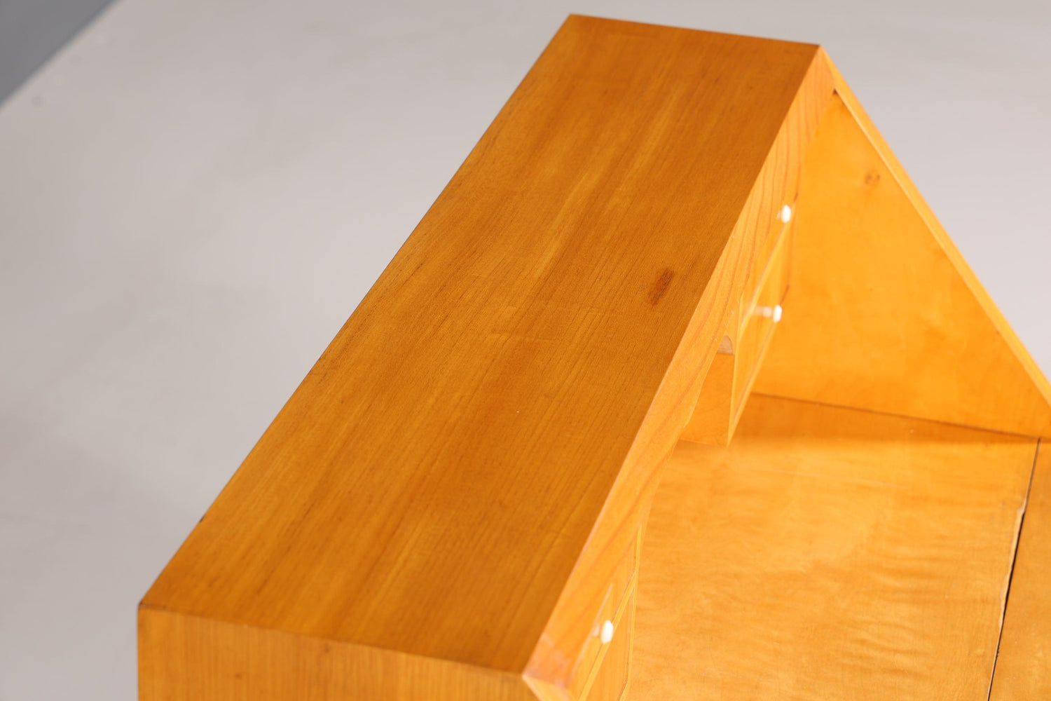 Schlichter Sekretär im Biedermeier Stil um 1930 echt Holz Schreibmöbel Kommode