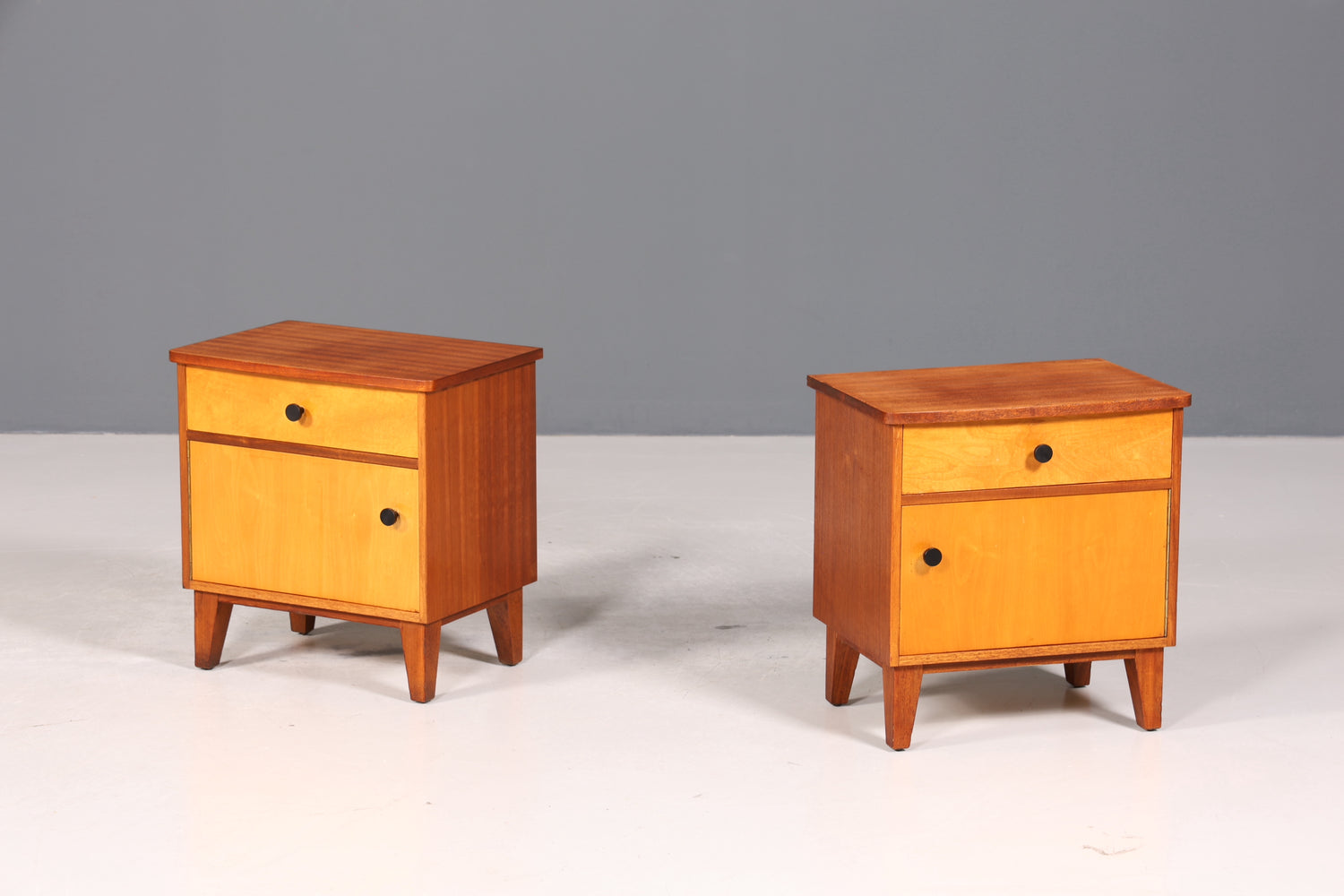 Wunderschöne Mid Century Kommode Vintage Nachttisch 60s Schubladenkommode Schrank 2 von 2