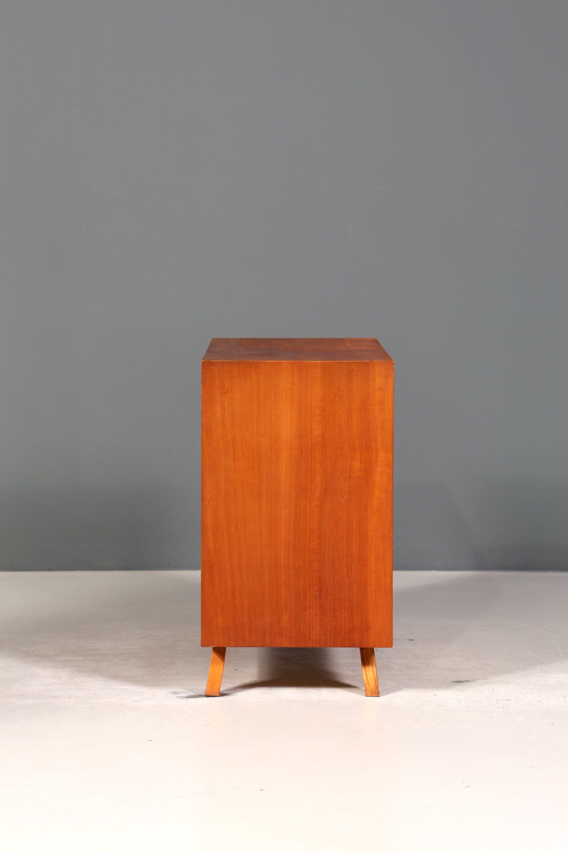 Traumhaftes Mid Century Sideboard Vintage Vitrine Schiebetür Kommode Bar Schrank 60s