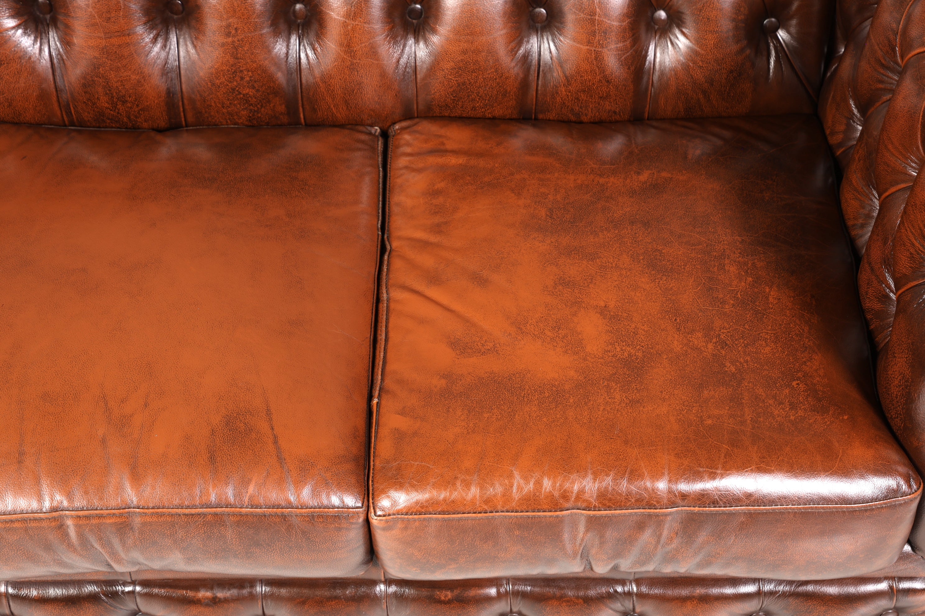 Wunderschönes Original Chesterfield Sofa 3- Sitzer echt Leder Couch Herrensofa
