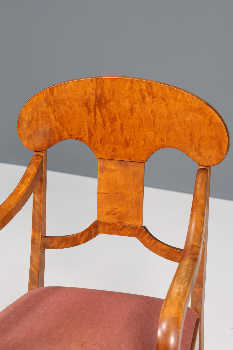 Traumhafter Biedermeier Stuhl Antik Armlehnstuhl echt Holz Küchenstuhl 2 von 2