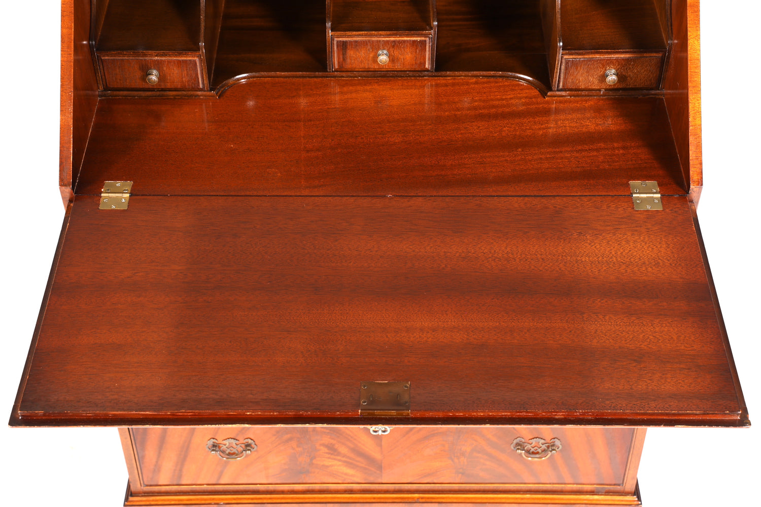 Wunderschöner Englischer Sekretär Schreibkommode Mahagoni Schreibtisch Kommode