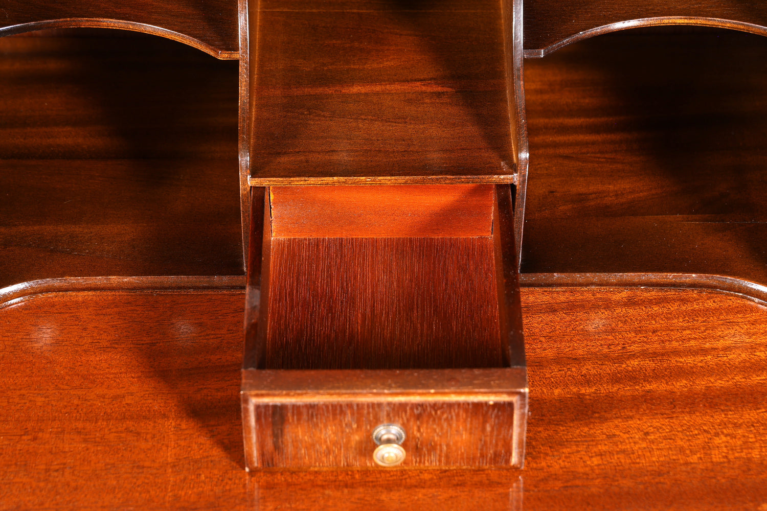 Wunderschöner Englischer Sekretär Schreibkommode Mahagoni Schreibtisch Kommode