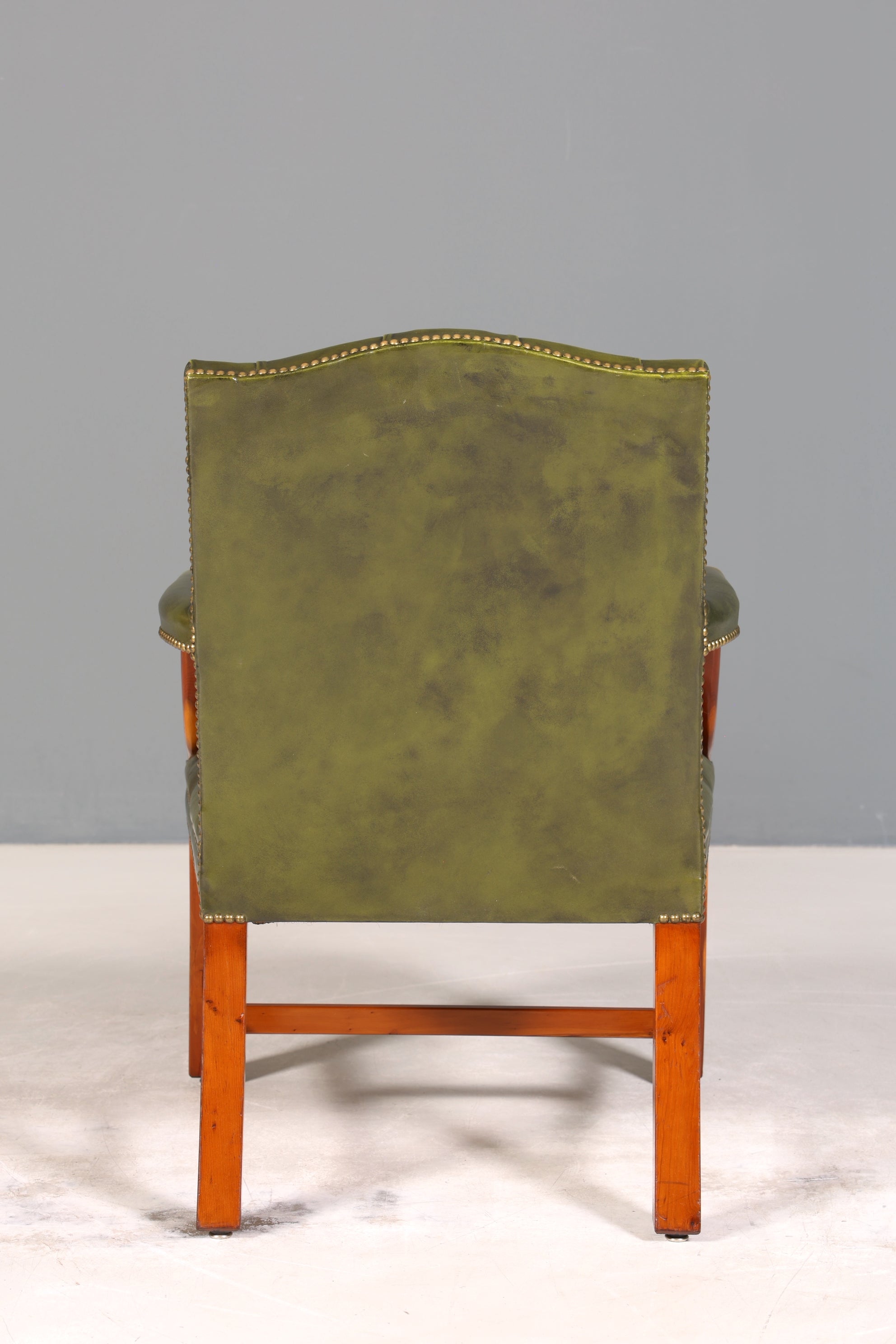 Edler Original Chesterfield Sessel Englisch Leder Herrensessel UK Armlehnsessel