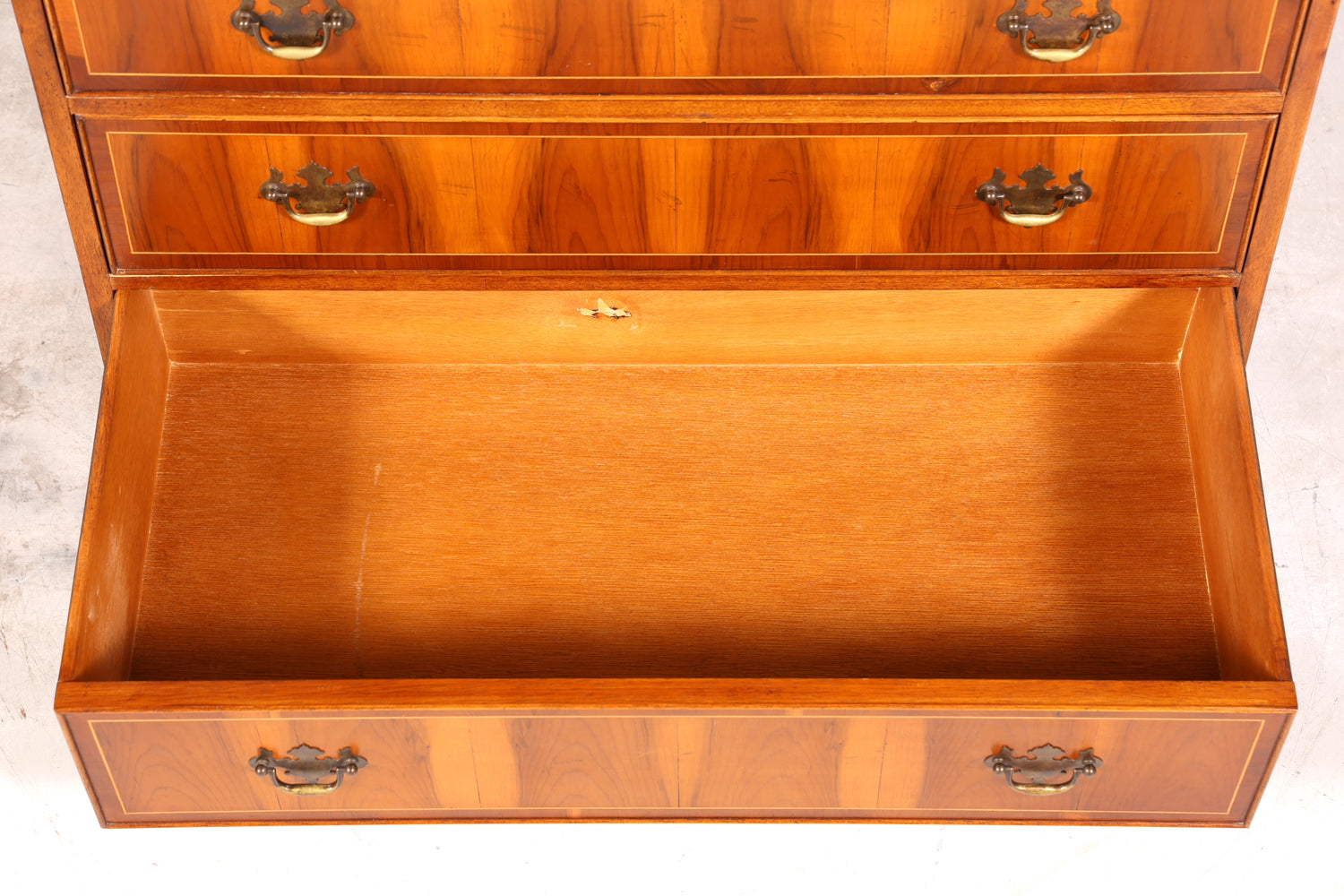 Stilvoller Englischer Sekretär Büro Aufsatzsekretär Eibe Antik Stil Vitrinen Schrank UK