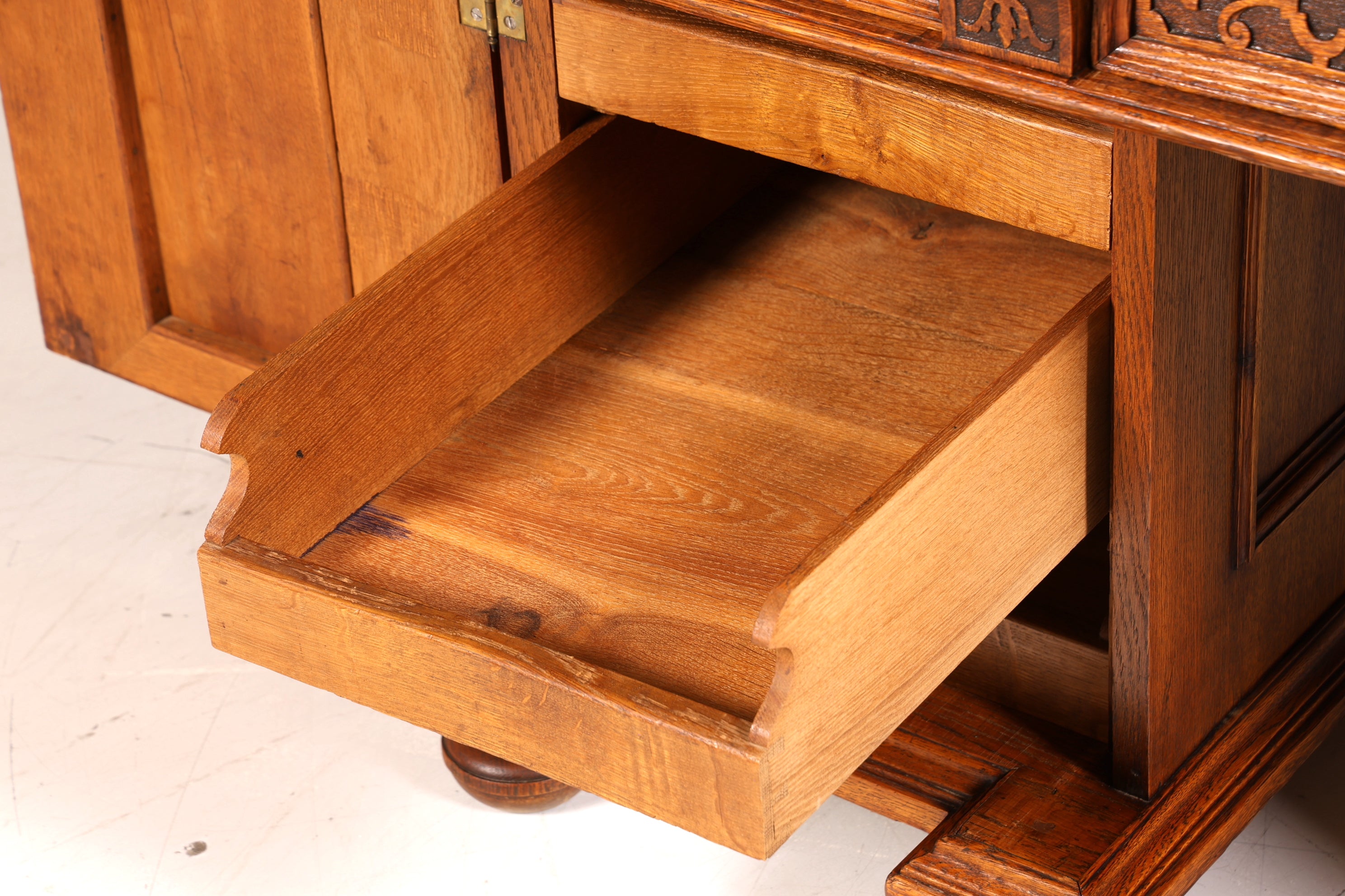 Traumhafter Gründerzeit Schreibtisch Jugendstil Bürotisch echt Holz Antik Office Desk