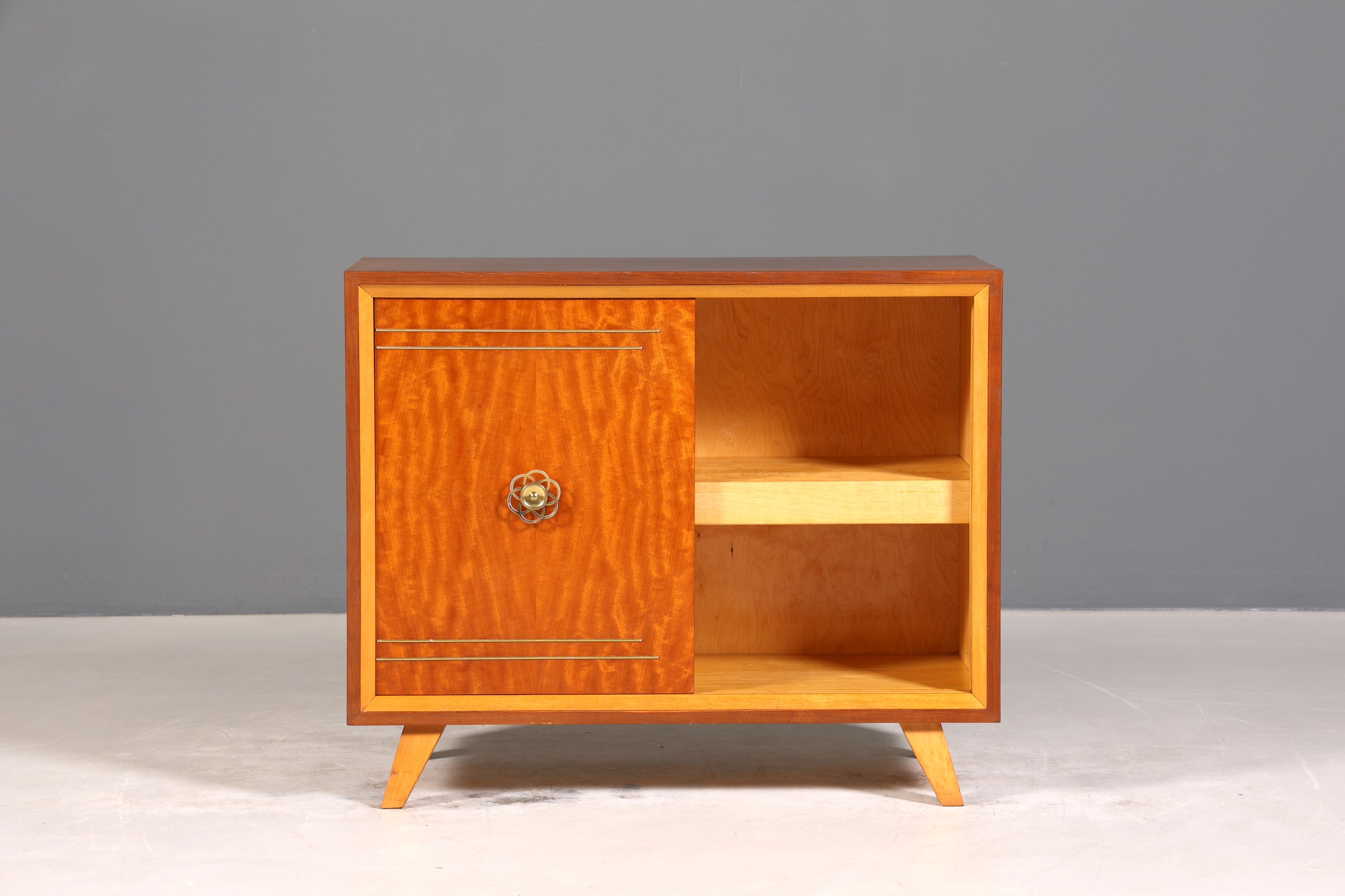 Wunderschöne Mid Century Vitrine Retro Barschrank Vintage Bar Schrank Sideboard