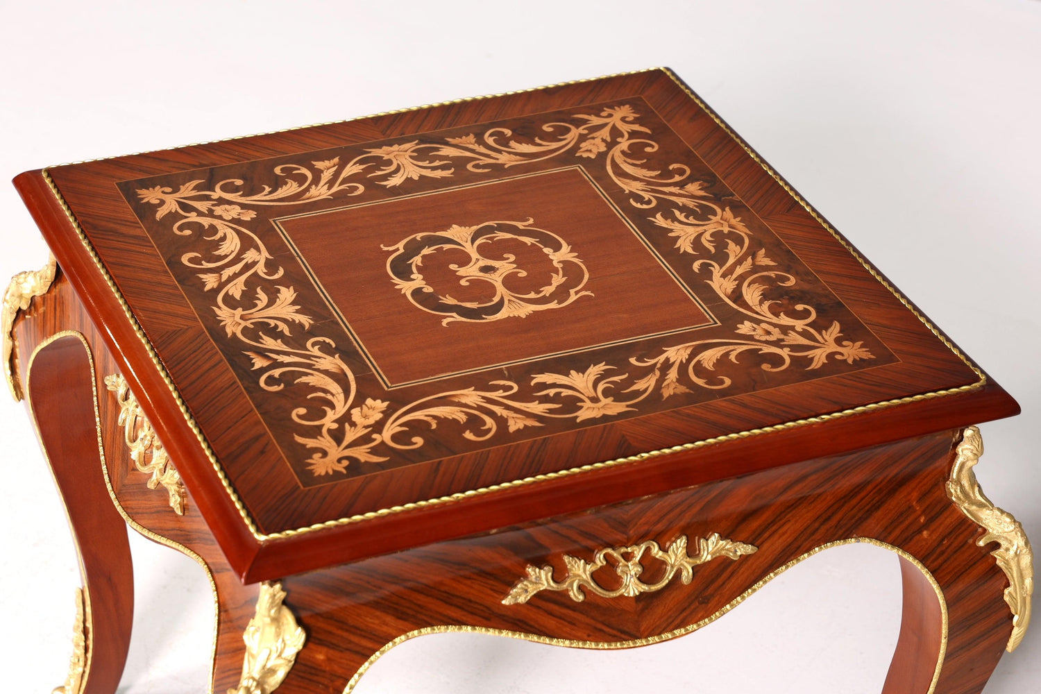 Traumhafter Barock Stil Louis XV Couchtisch Antik Stil Ablagetisch Beistelltisch 2 von 2