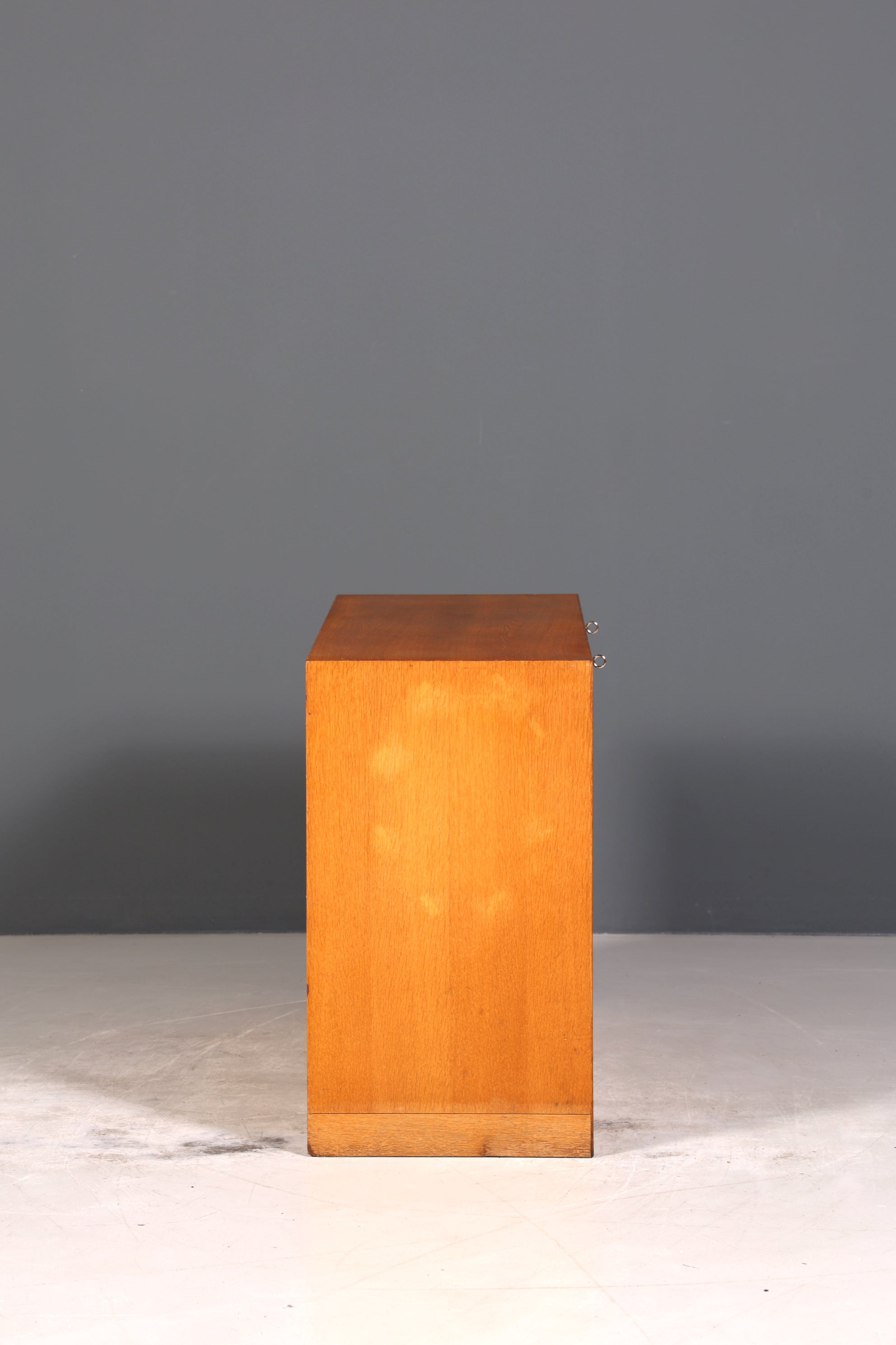 E835 Finish Schlichter Mid Century Rollladenschrank Bauhaus Apothekerschrank Art Deco Büro Aktenschrank