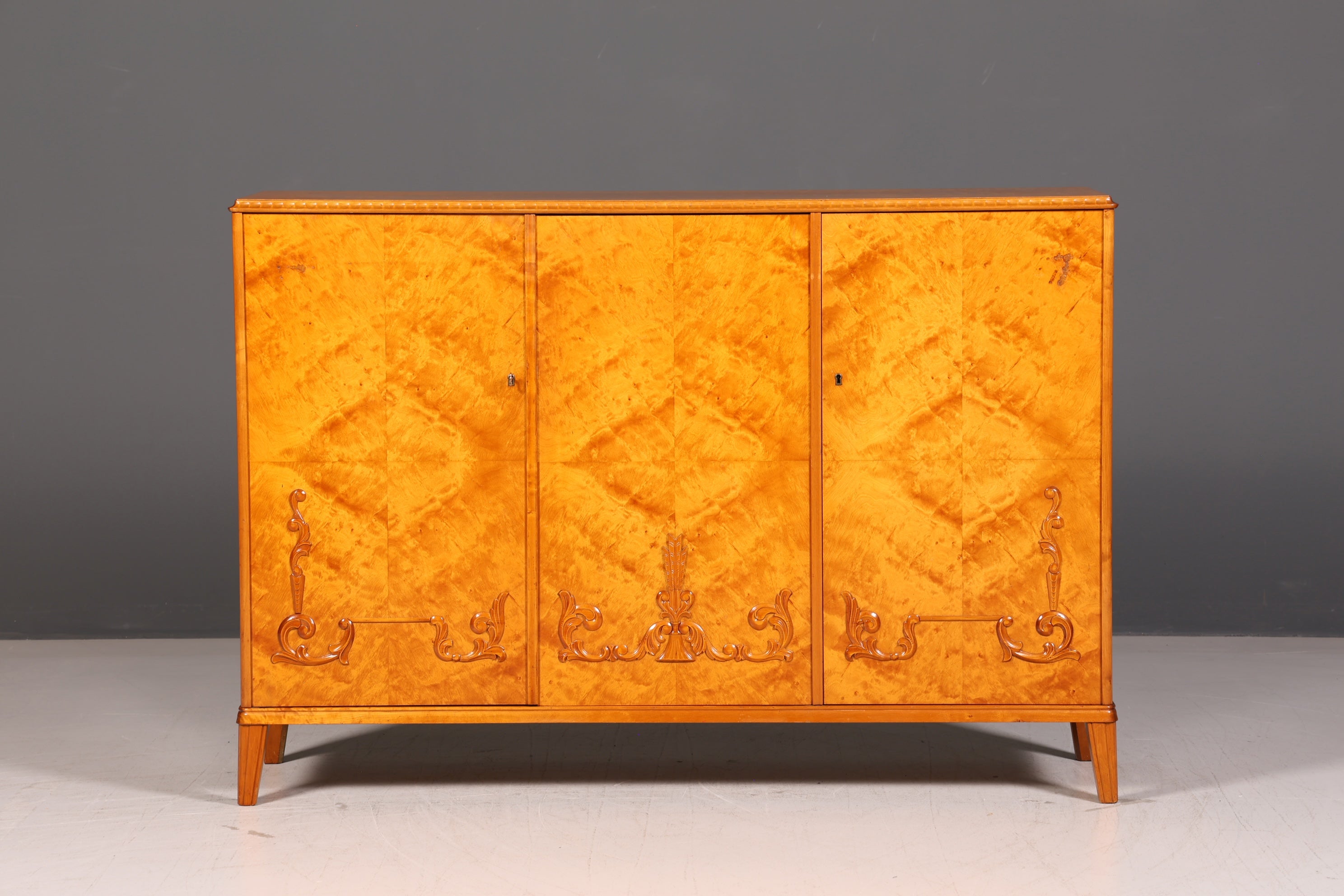 Stilvoller Original Art Deco Schrank Vertiko Sideboard um 1930 Highboard Kommode