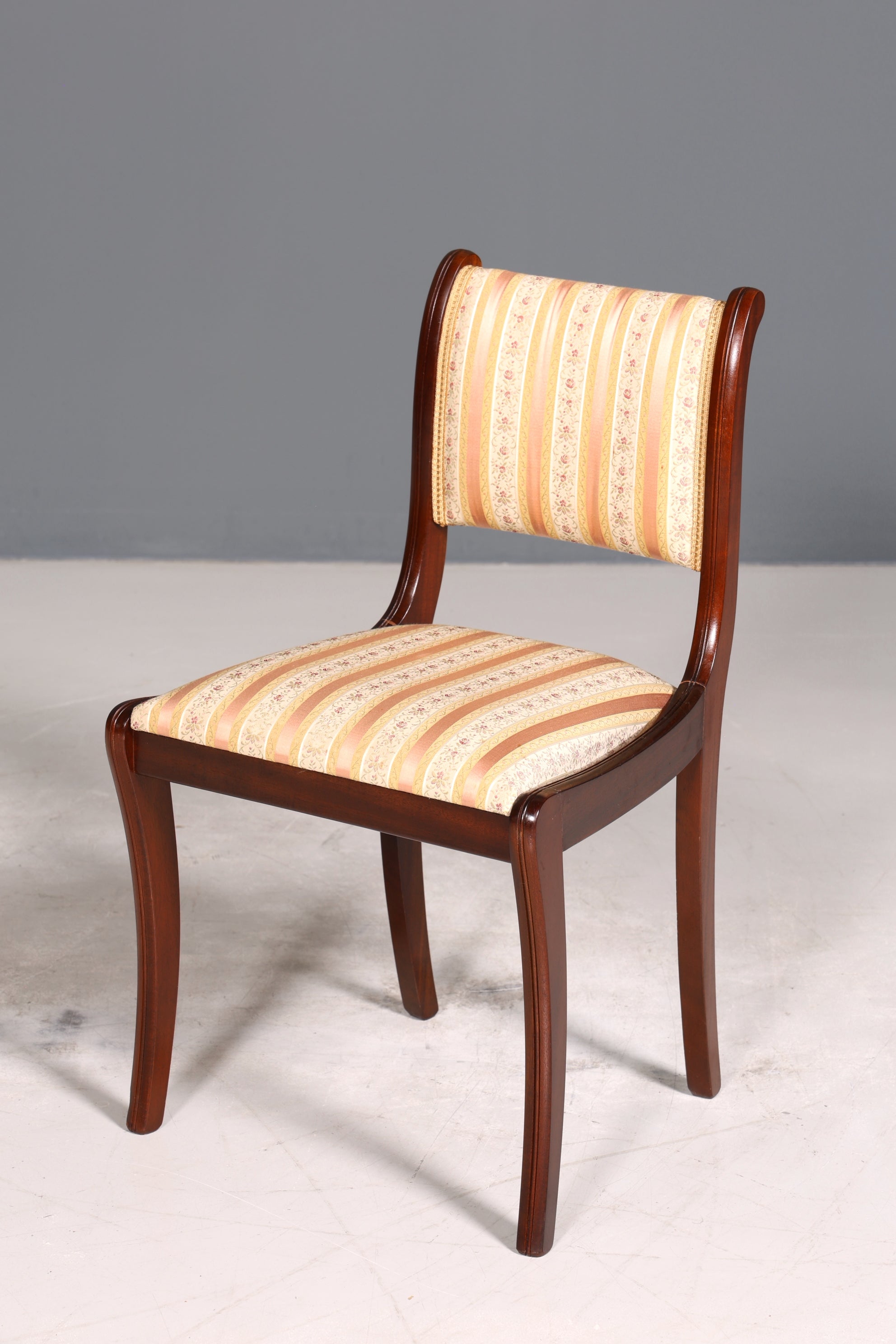 4x Stilvolle Englische Stühle Englisch Dining Chairs Antik 60er Jahre Küchenstühle Stuhlset
