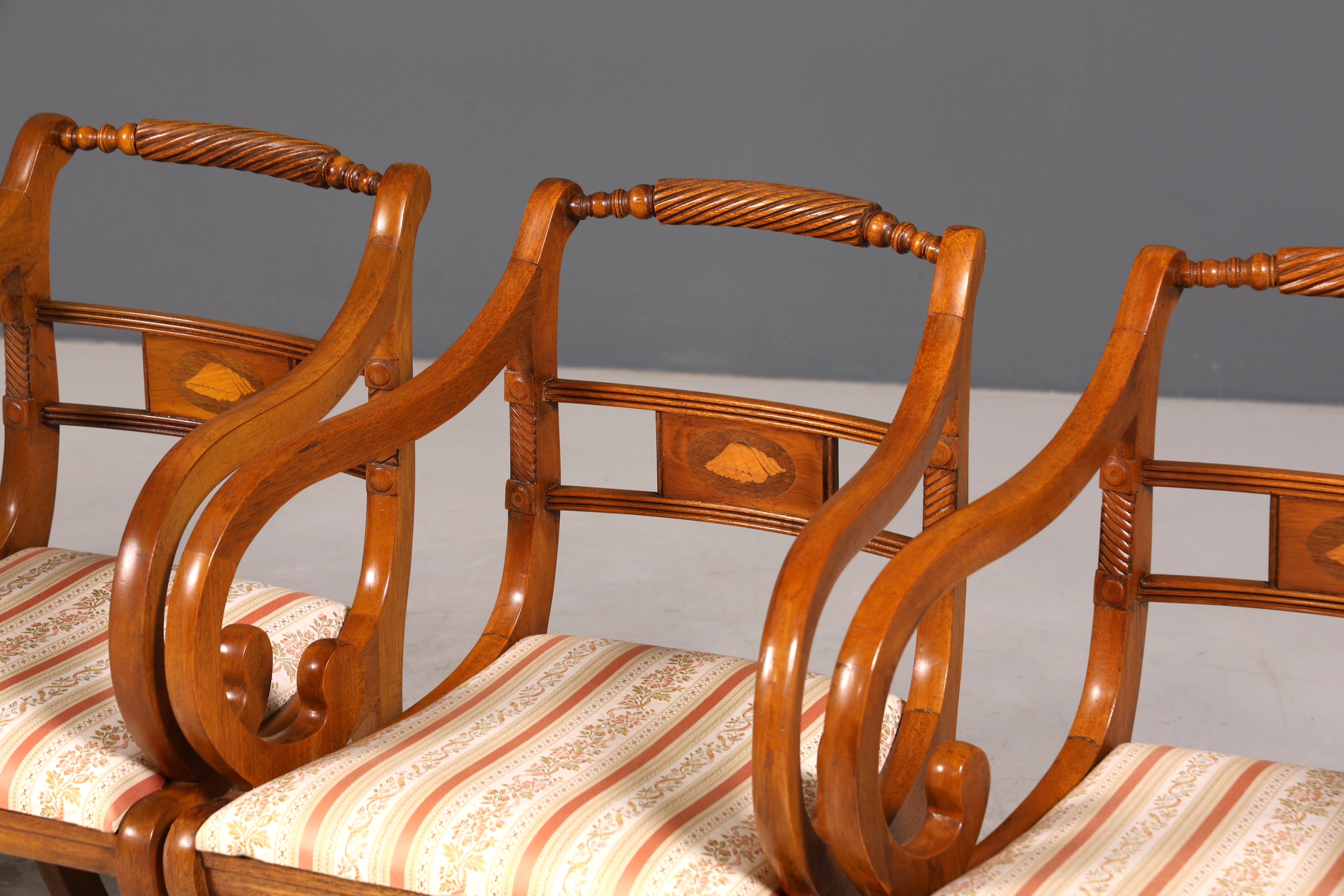 6x Wunderschöne Englische Stühle Englisch Dining Chairs Armlehnstuhl Set Küchenstühle Stuhlset Armlehnstühle