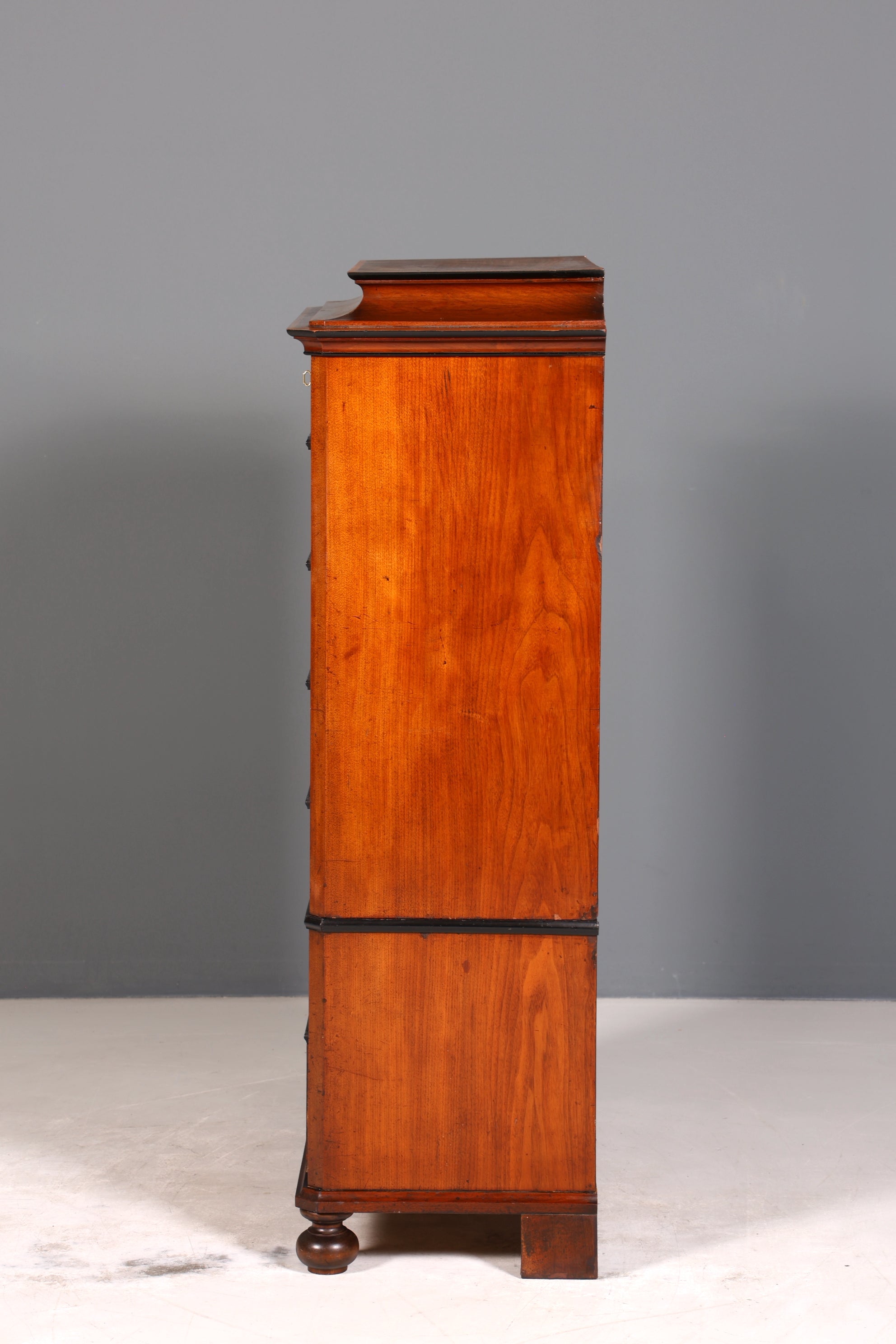 Wunderschöne Louis Philippe Chiffoniere um 1880 Gründerzeit echt Holz Vertiko Schrank Semainier