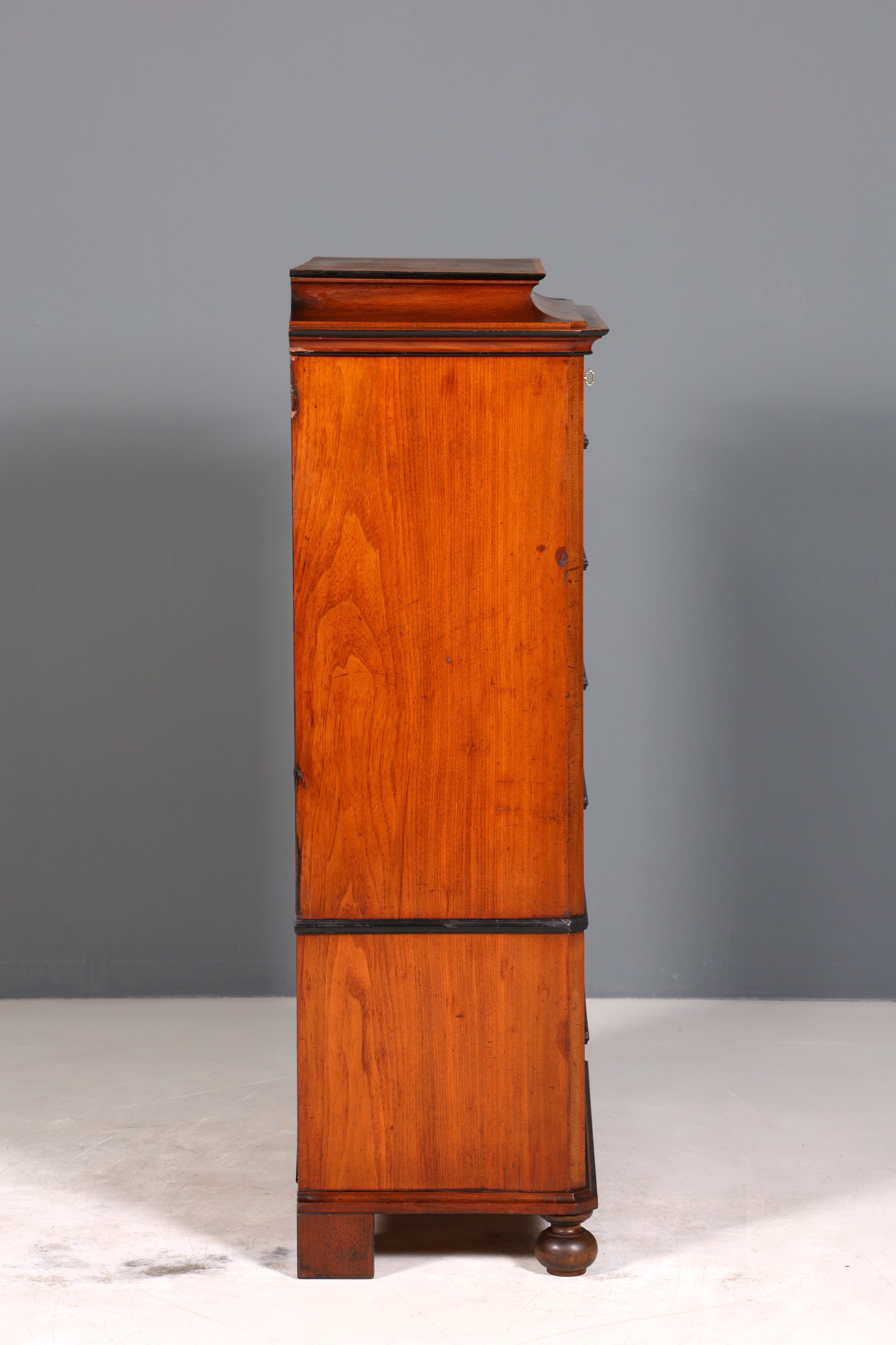 Wunderschöne Louis Philippe Chiffoniere um 1880 Gründerzeit echt Holz Vertiko Schrank Semainier