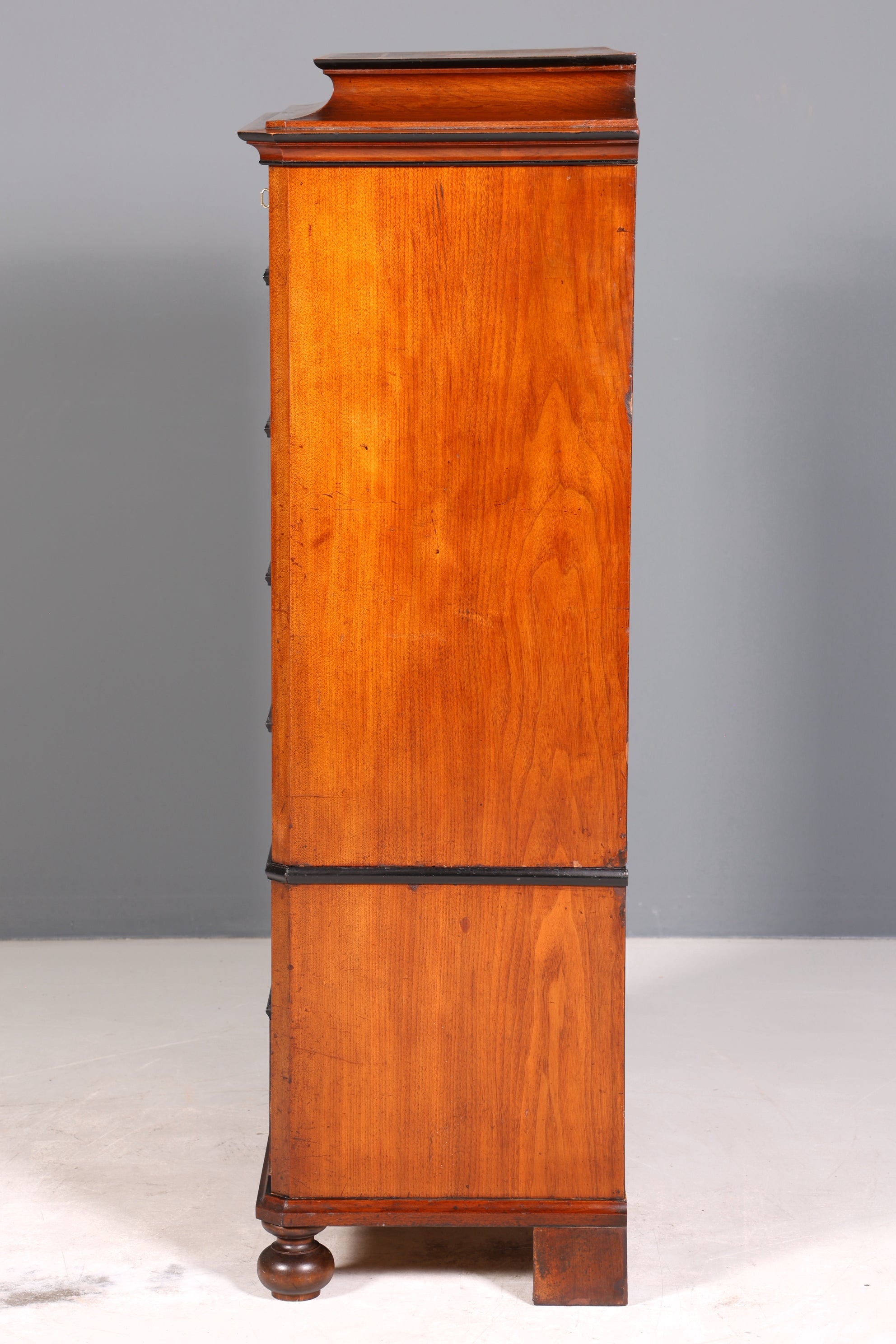 Wunderschöne Louis Philippe Chiffoniere um 1880 Gründerzeit echt Holz Vertiko Schrank Semainier