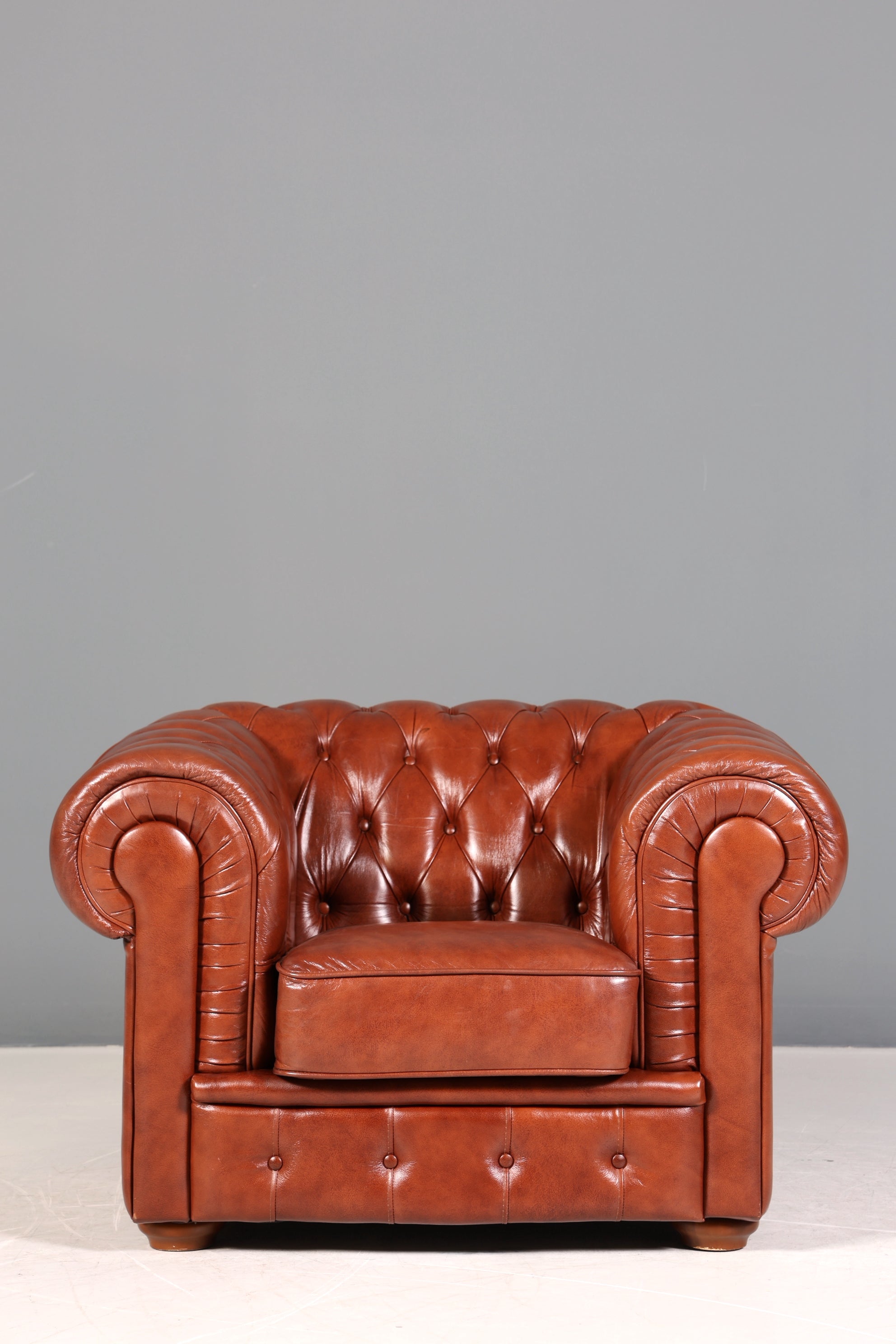 Stilvoller Original Chesterfield Sessel Englischer Armlehnsessel Englisch Herrensessel