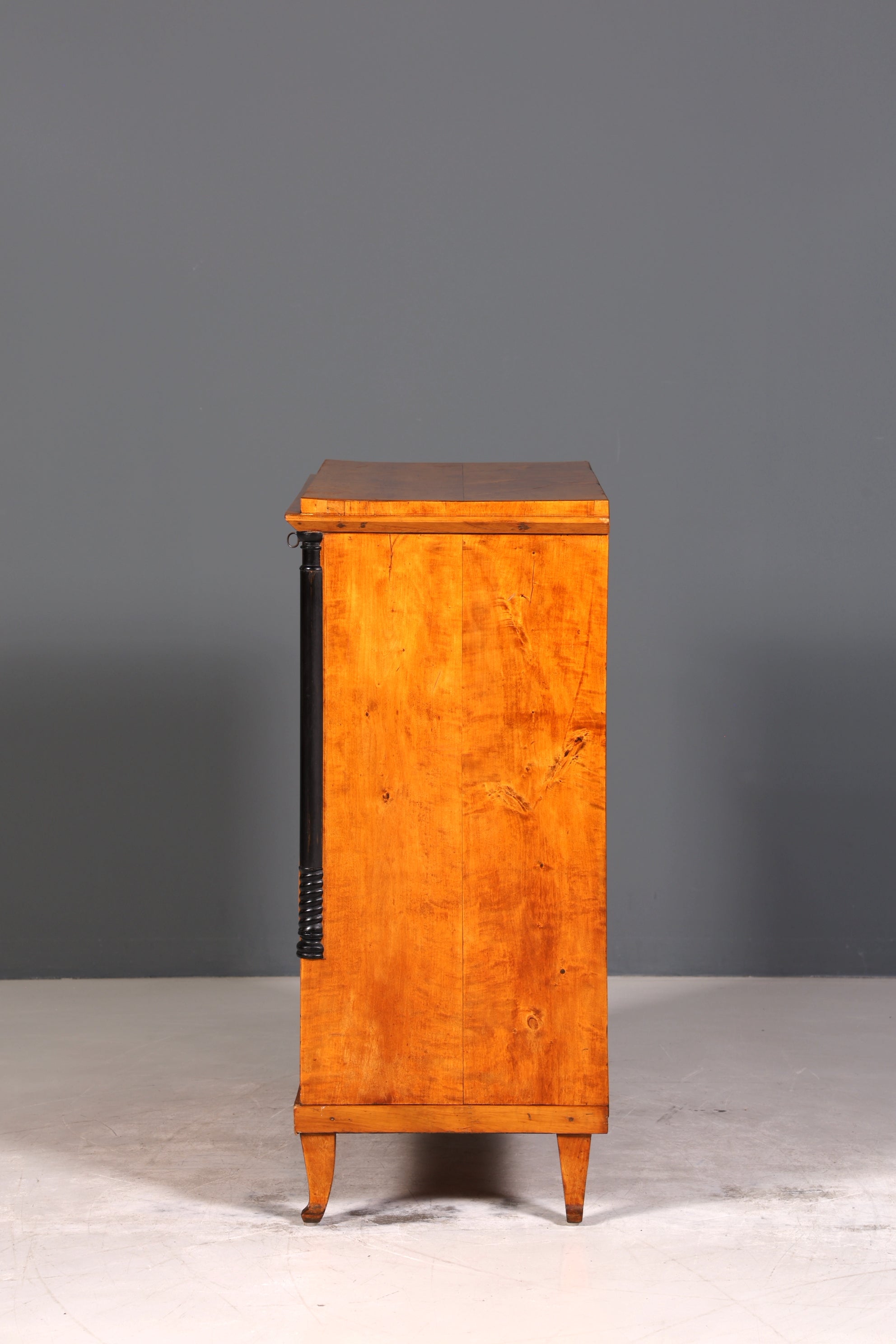 Wunderschöner Original Biedermeier Sekretär um 1860 Kommode Antik Bürokommode Englisch Säulen