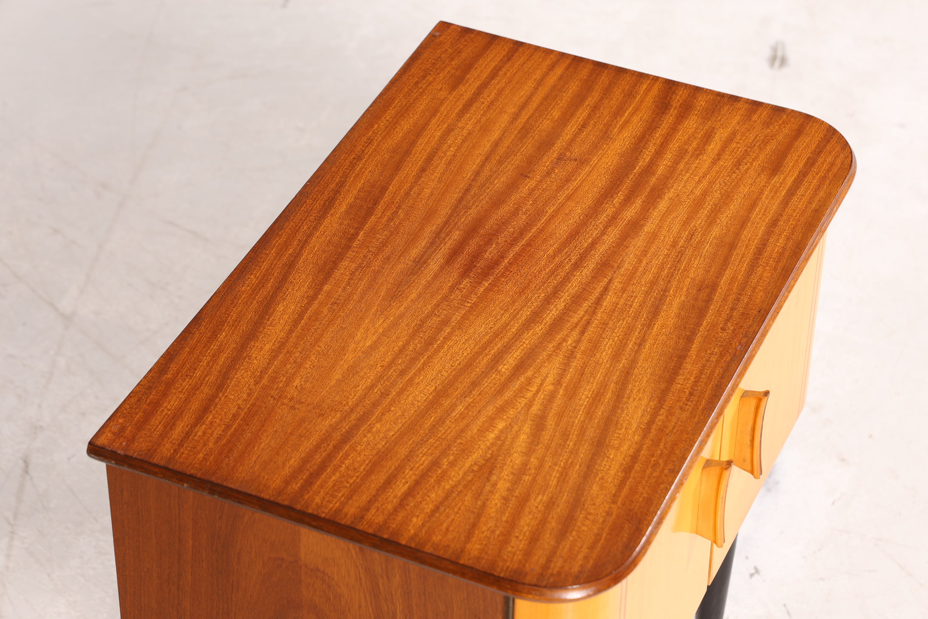 Wunderschöne Mid Century Kommode Vintage Nachttisch Retro Night Stand 2 von 2