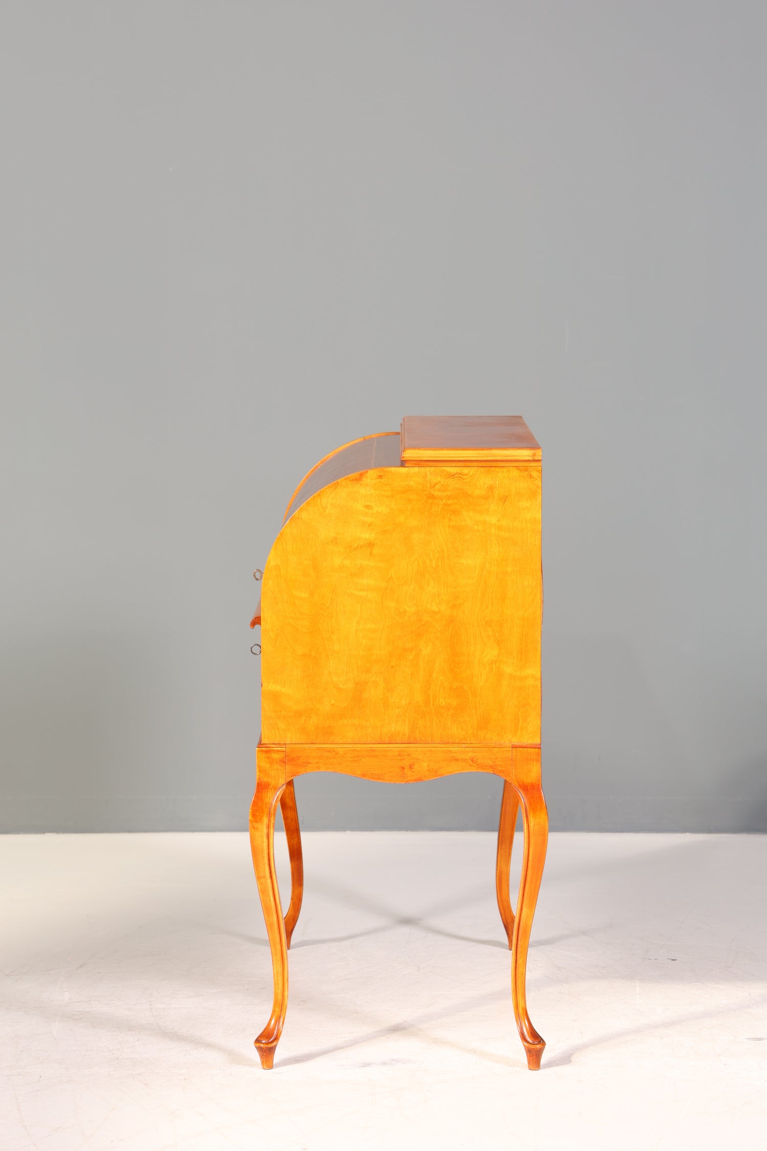 Wunderschöner Rollladen Sekretär Chippendale Stil um 1940 Büro Kommode Schreibkommode