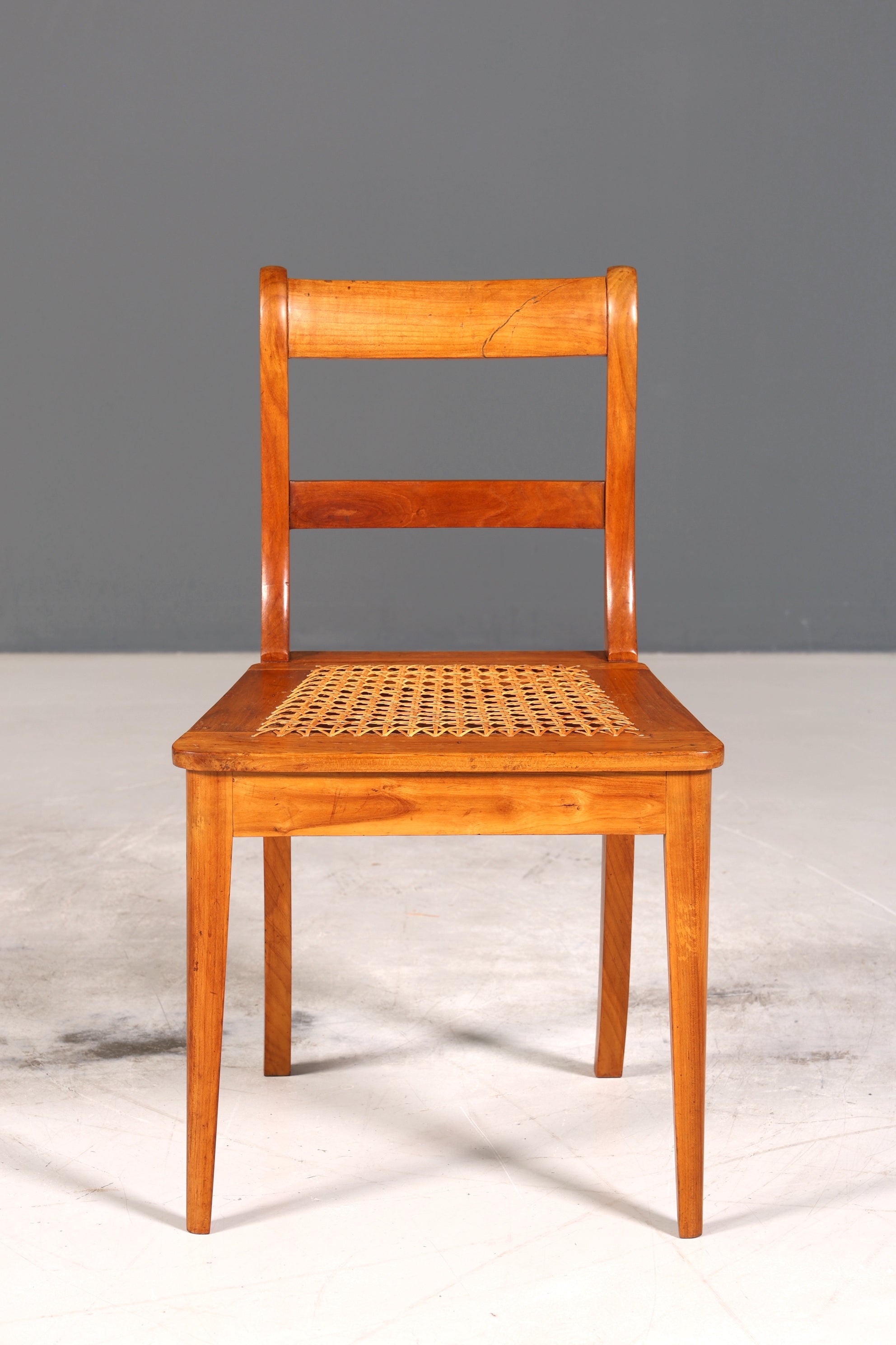E851 Finish Traumhafter Biedermeier Stuhl Antik Sekretär Armlehnstuhl echt Holz Küchenstuhl