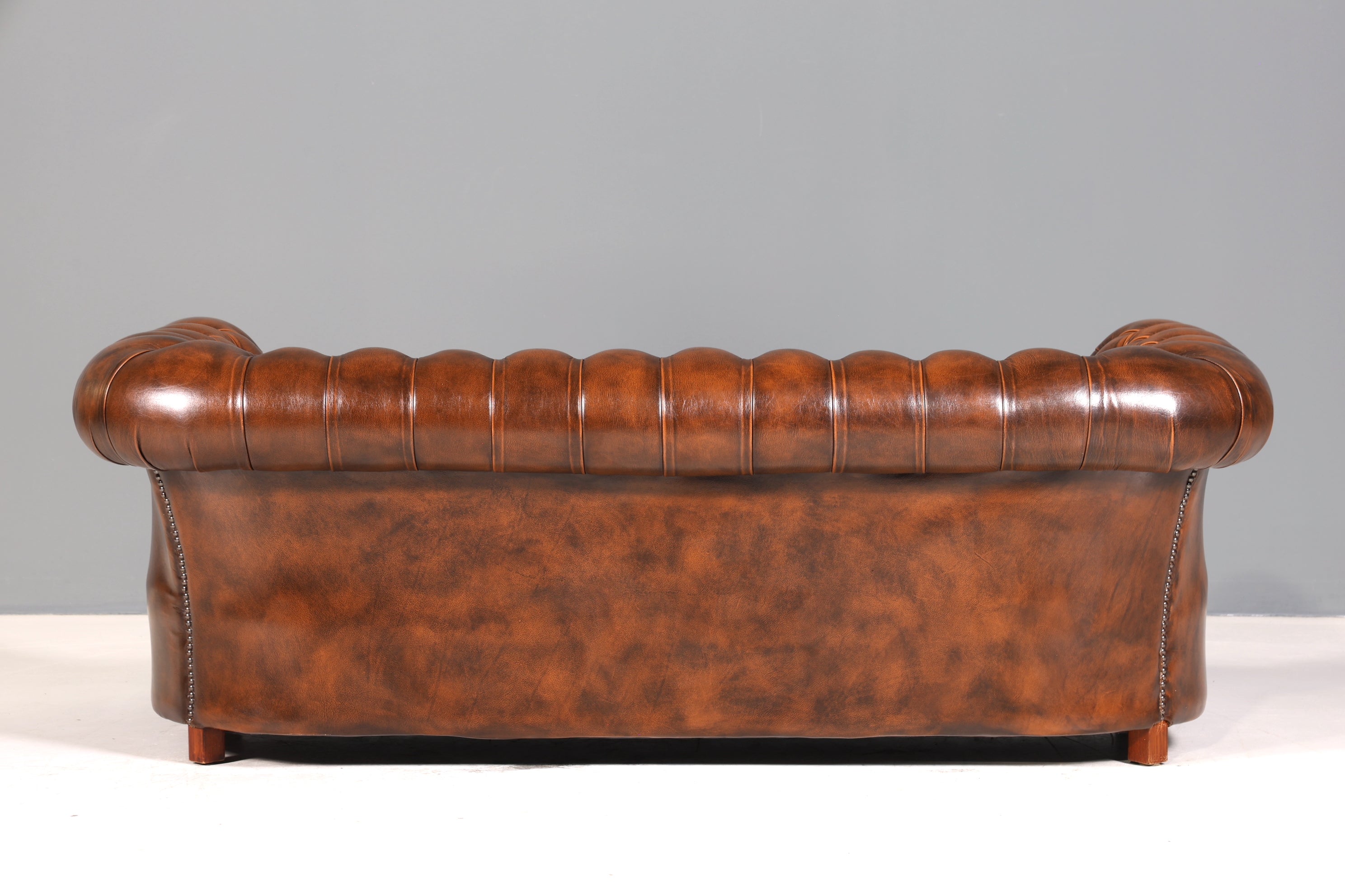 Wunderschönes Original Chesterfield Sofa 3- Sitzer echt Leder Couch Englisch