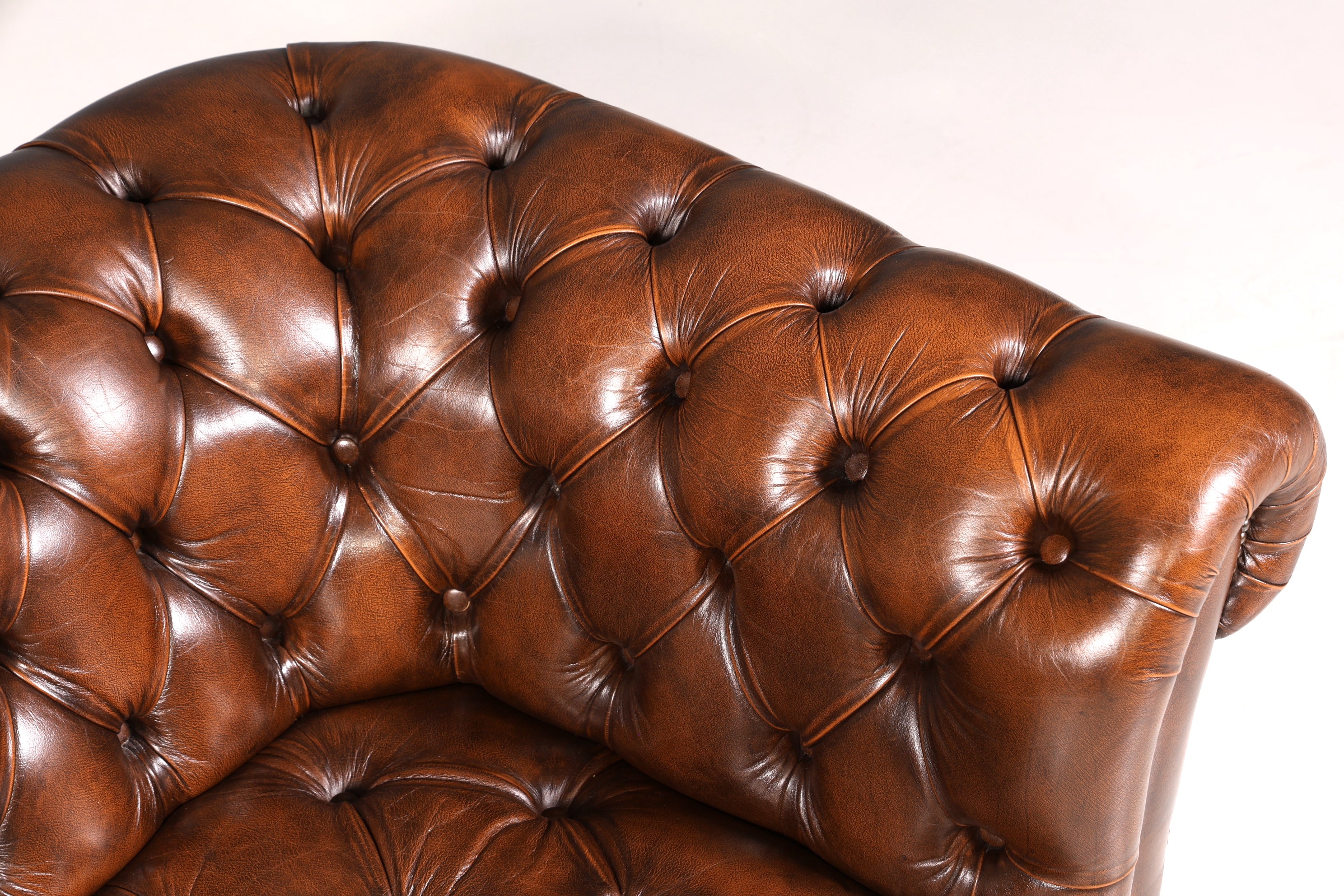 Wunderschönes Original Chesterfield Sofa 3- Sitzer echt Leder Couch Englisch