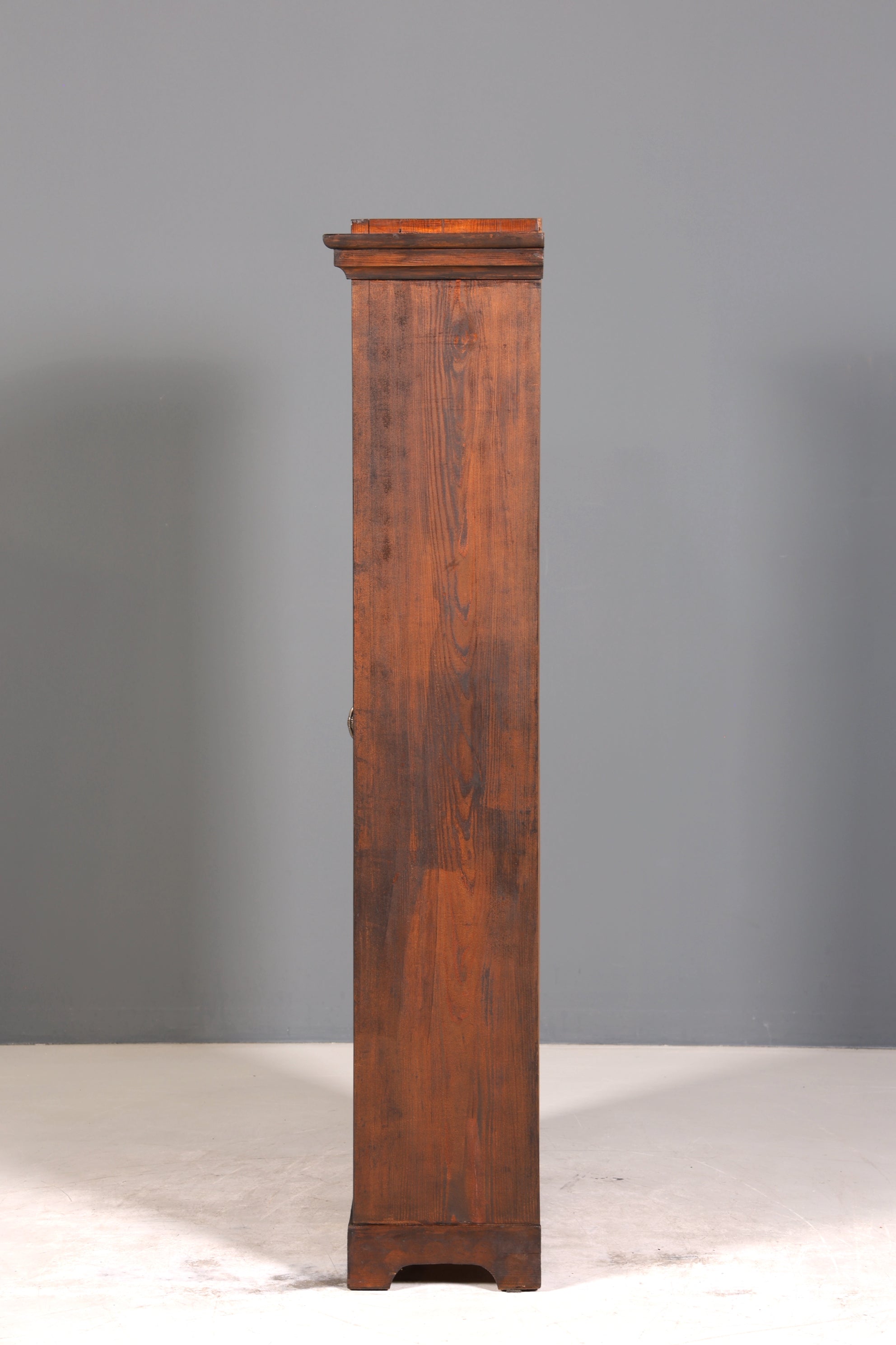 Traumhafte Jugendstil Vitrine Antike Holz Bücherschrank Eiche Antik Schrank Geschirrschrank