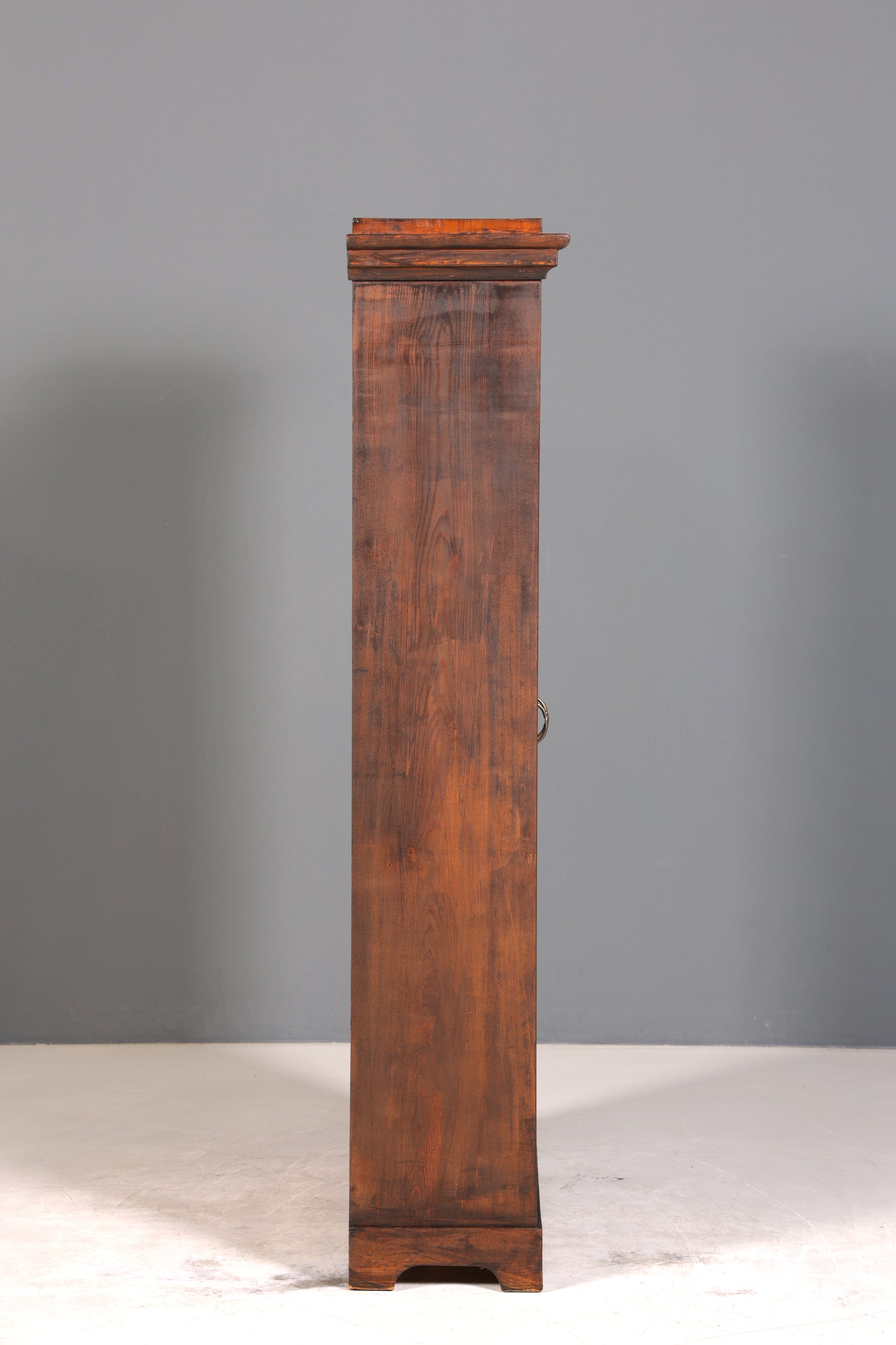 Traumhafte Jugendstil Vitrine Antike Holz Bücherschrank Eiche Antik Schrank Geschirrschrank