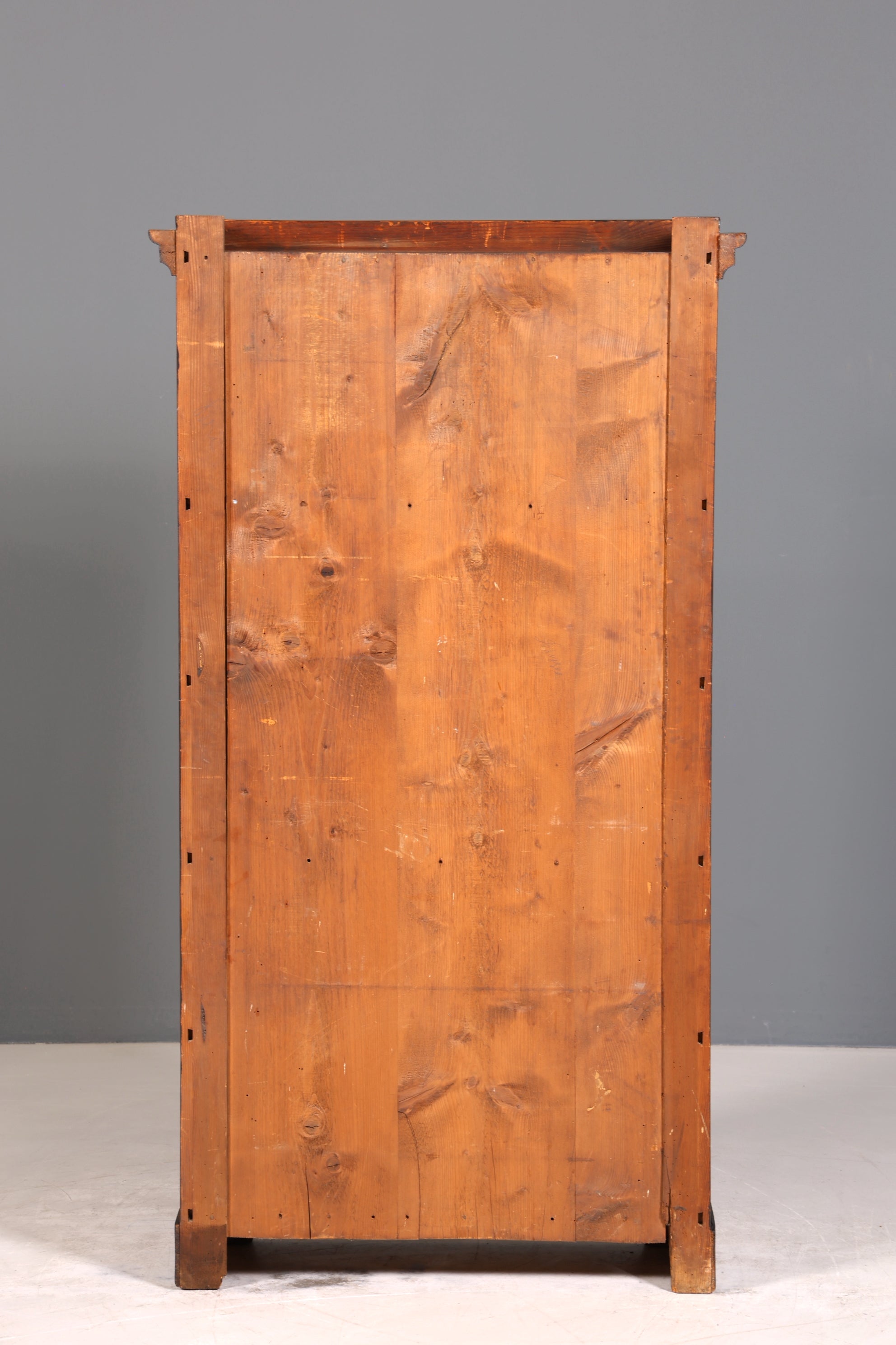 Traumhafte Jugendstil Vitrine Antike Holz Bücherschrank Eiche Antik Schrank Geschirrschrank