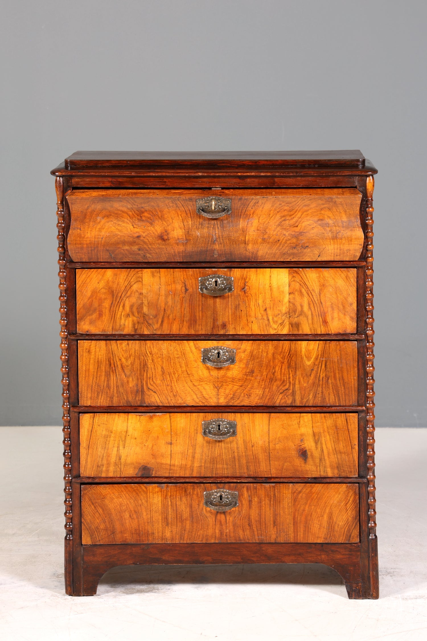 Stilvolle Biedermeier Kommode Louis Philippe Antik Schubladen Kommode Wäschekommode