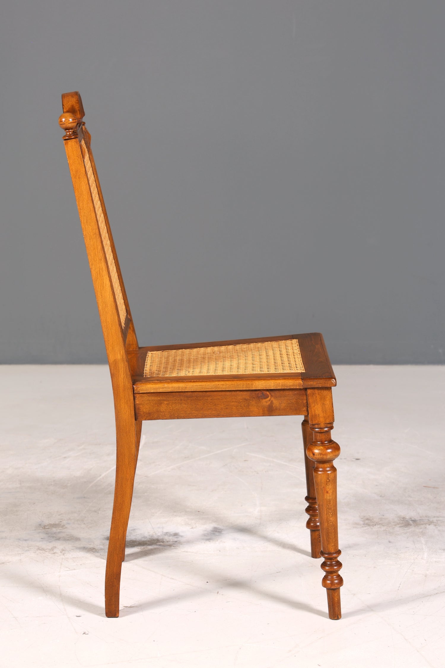 Stilvoller Gründerzeit Stuhl Antik Korbgeflecht Schreibtisch Stuhl Sekretär Stuhl Antik Küchenstuhl