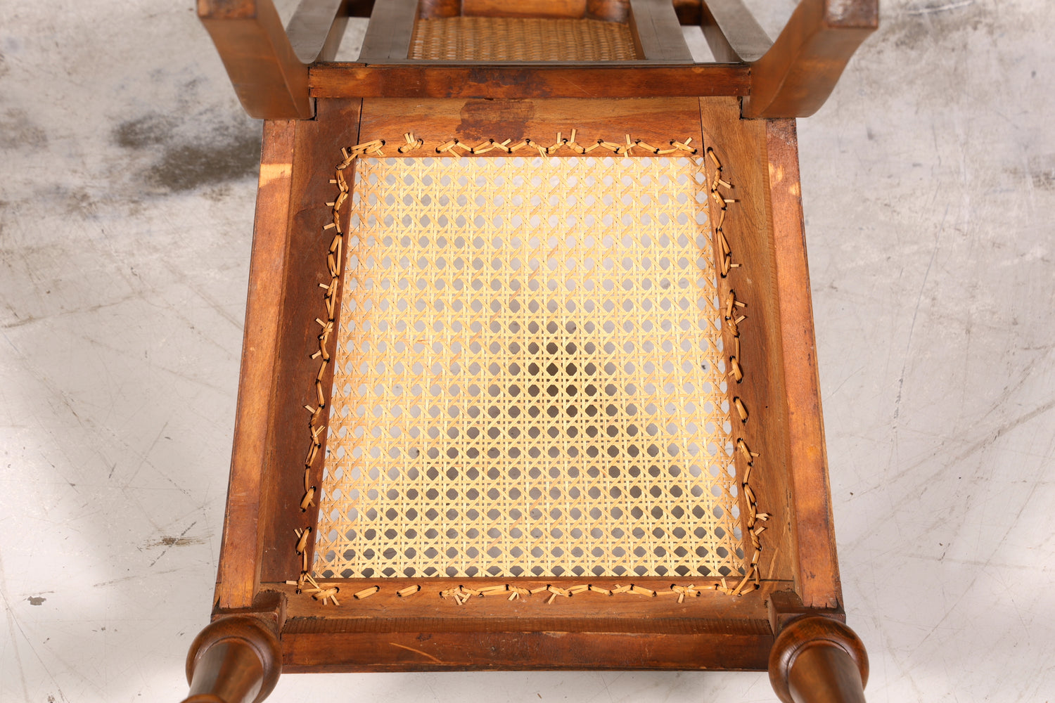 Stilvoller Gründerzeit Stuhl Antik Korbgeflecht Schreibtisch Stuhl Sekretär Stuhl Antik Küchenstuhl