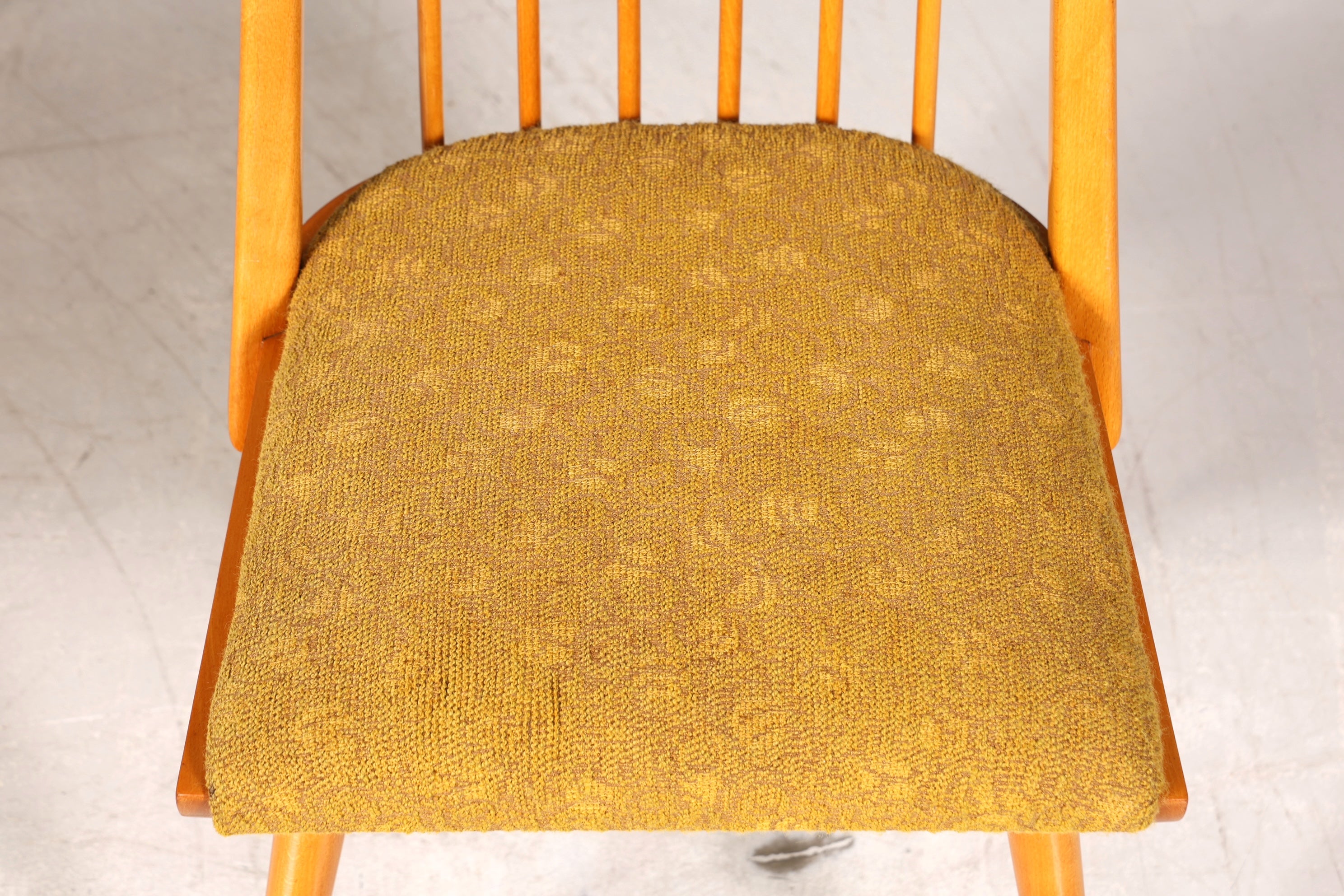 4x Schlichte Mid Century Stühle Retro Stuhlset Danish Design Küchenstühle Esszimmer Stühle