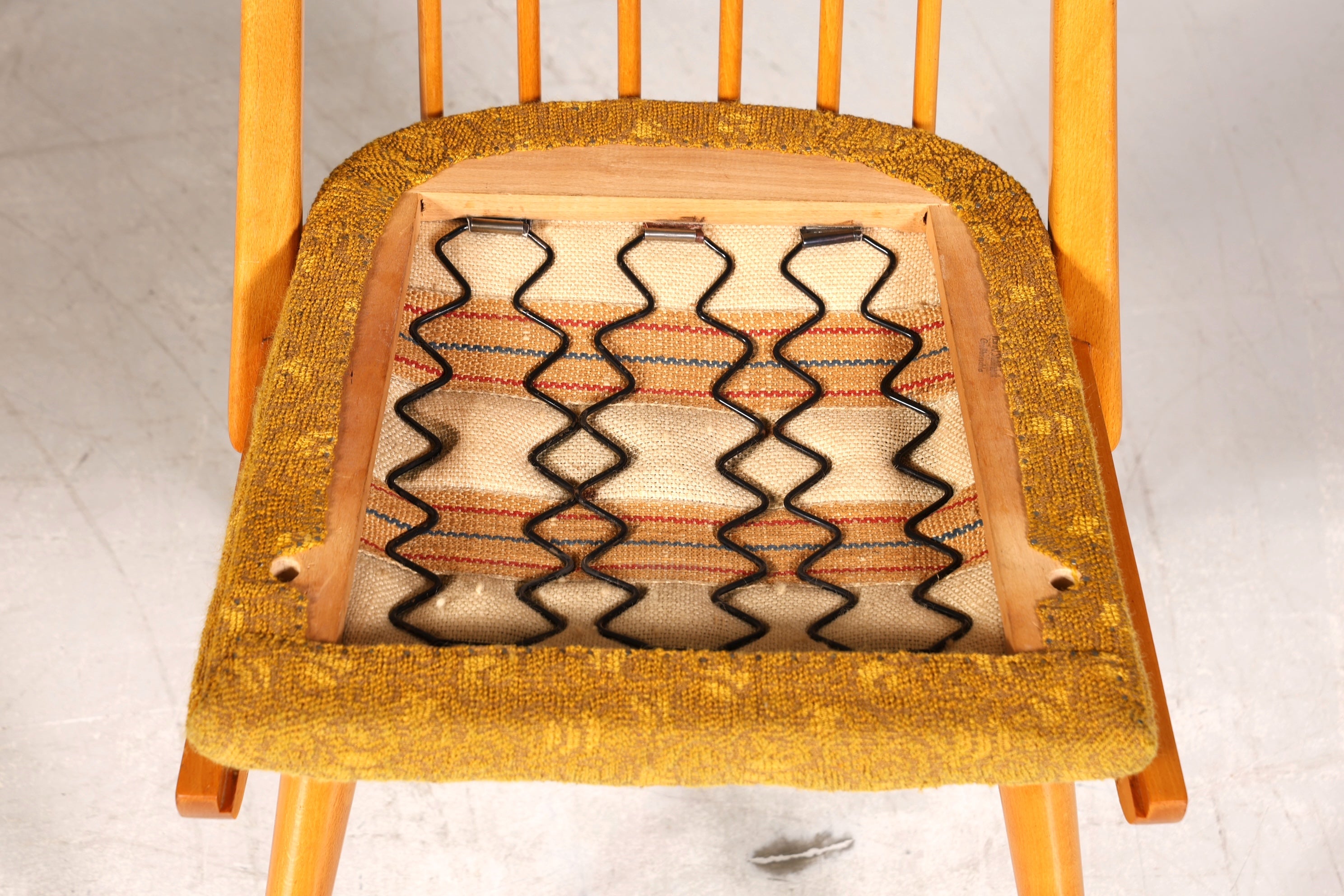 4x Schlichte Mid Century Stühle Retro Stuhlset Danish Design Küchenstühle Esszimmer Stühle