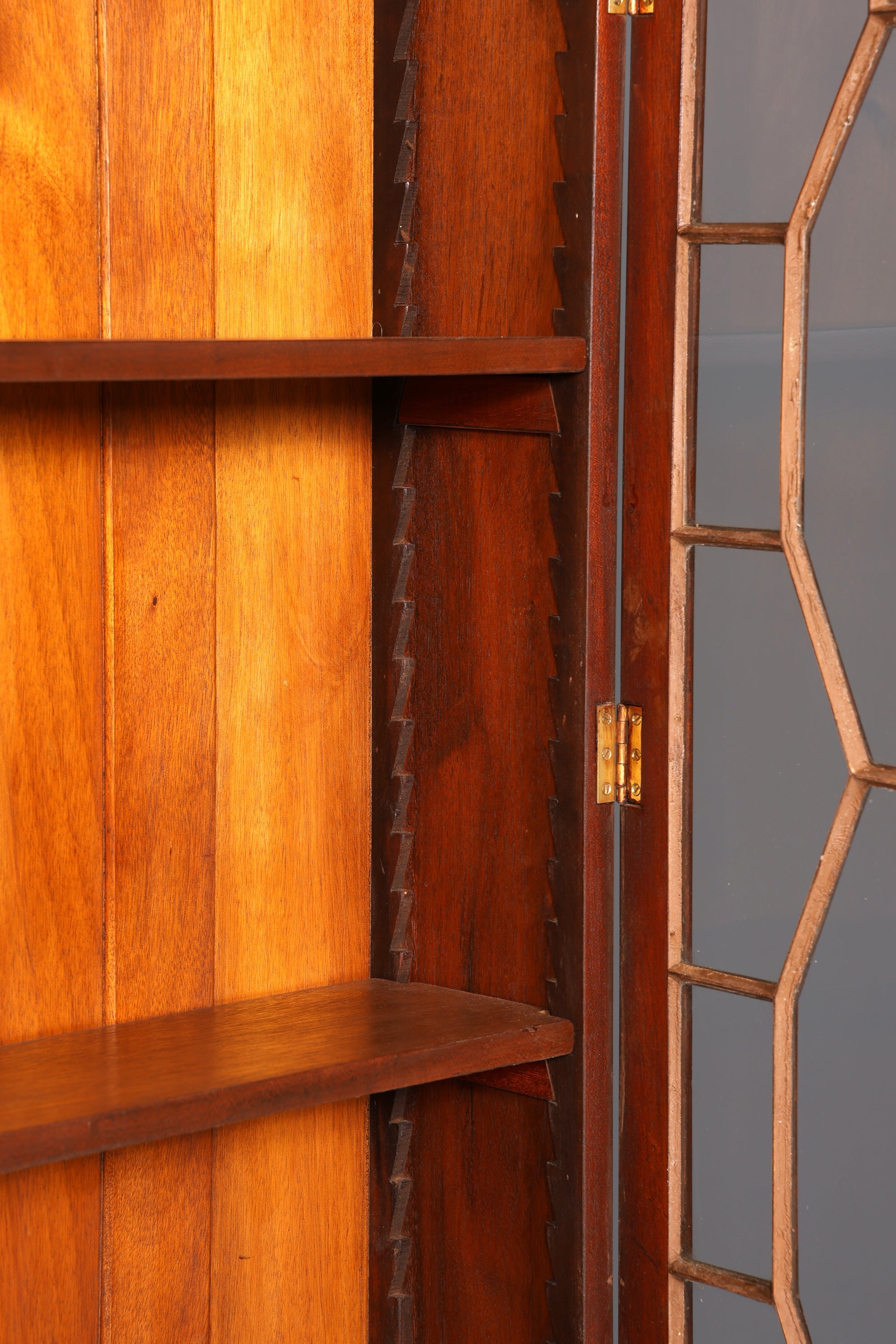 Wunderschöner Antik Englischer Sekretär Büro Aufsatzsekretär Vitrinen Schrank UK