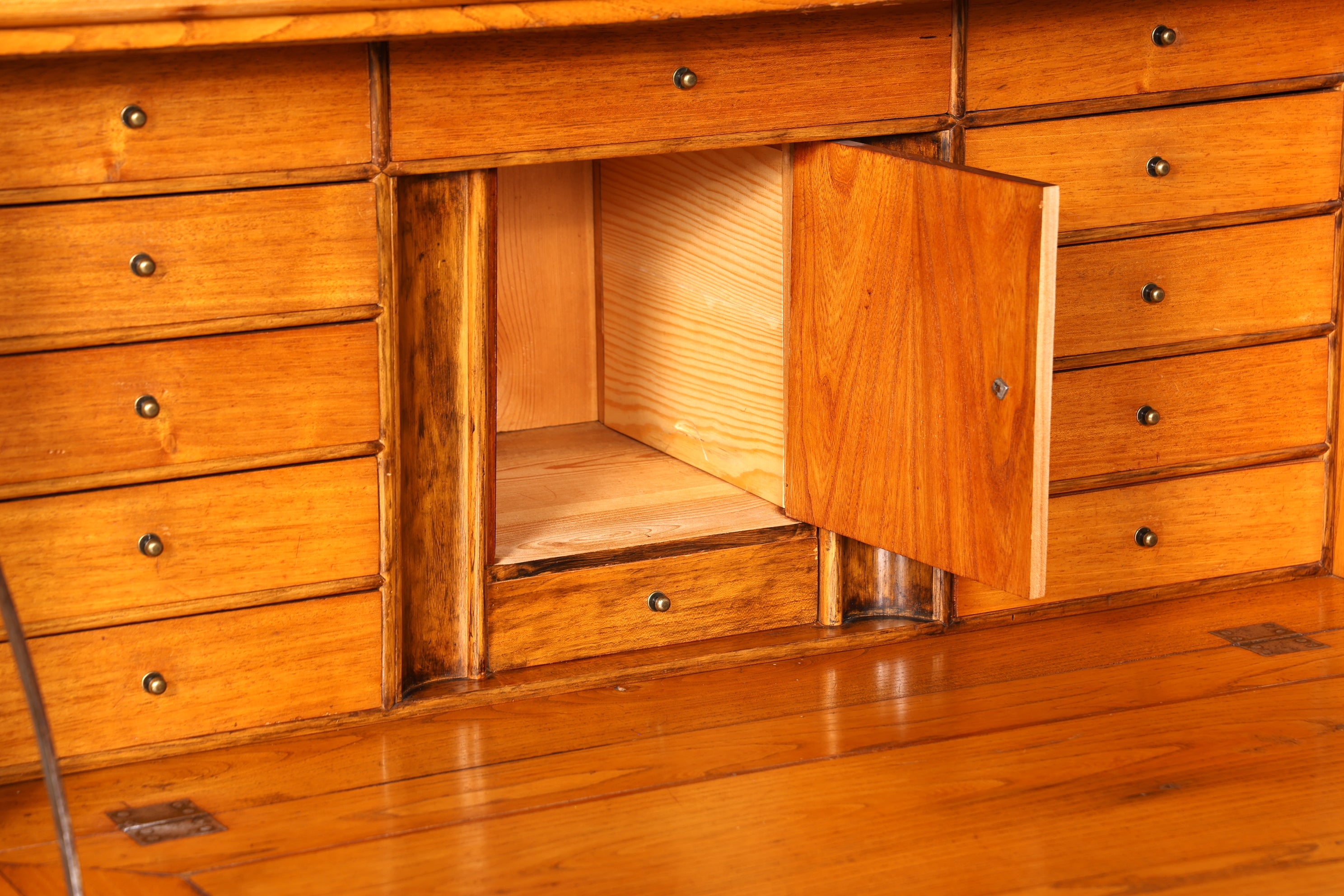 Wunderschöner Original Biedermeier Sekretär um 1860 Kommode Antik Bürokommode
