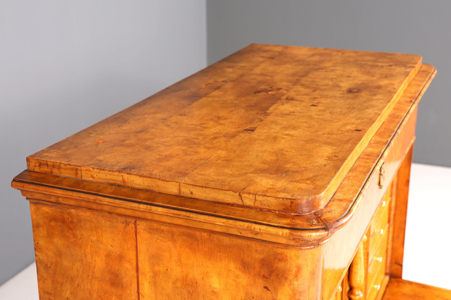 Edler Biedermeier Sekretär Vertiko Louis Philippe Highboard Kommode Schrank um 1880