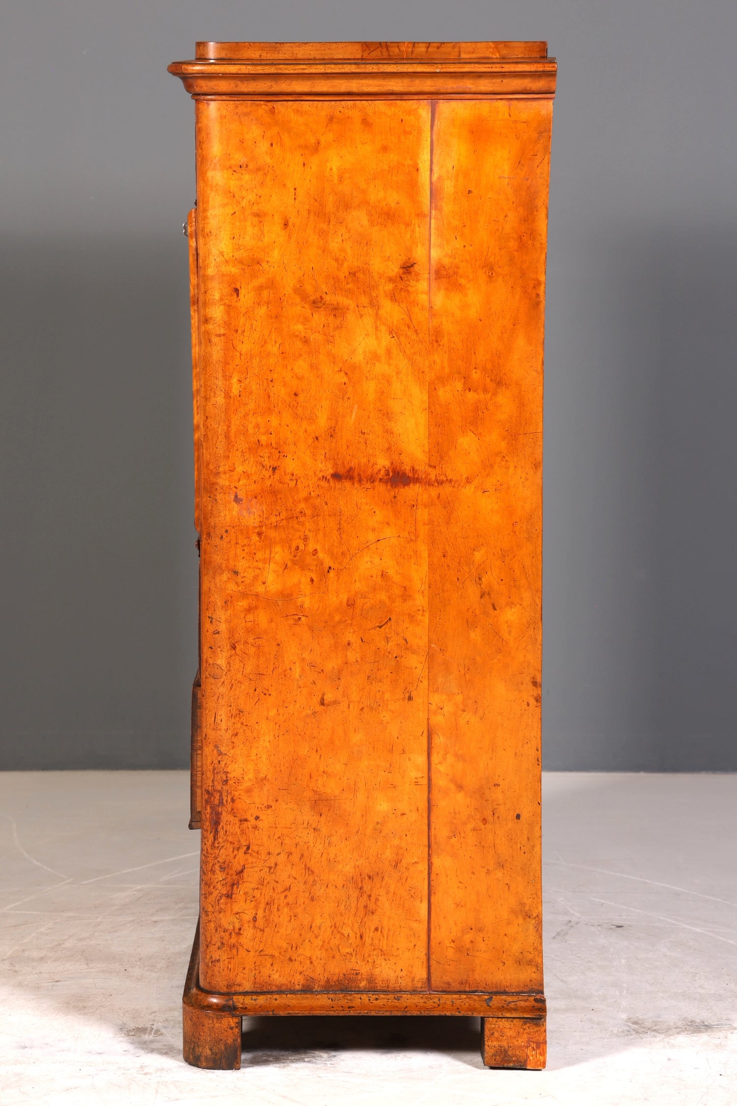 Edler Biedermeier Sekretär Vertiko Louis Philippe Highboard Kommode Schrank um 1880