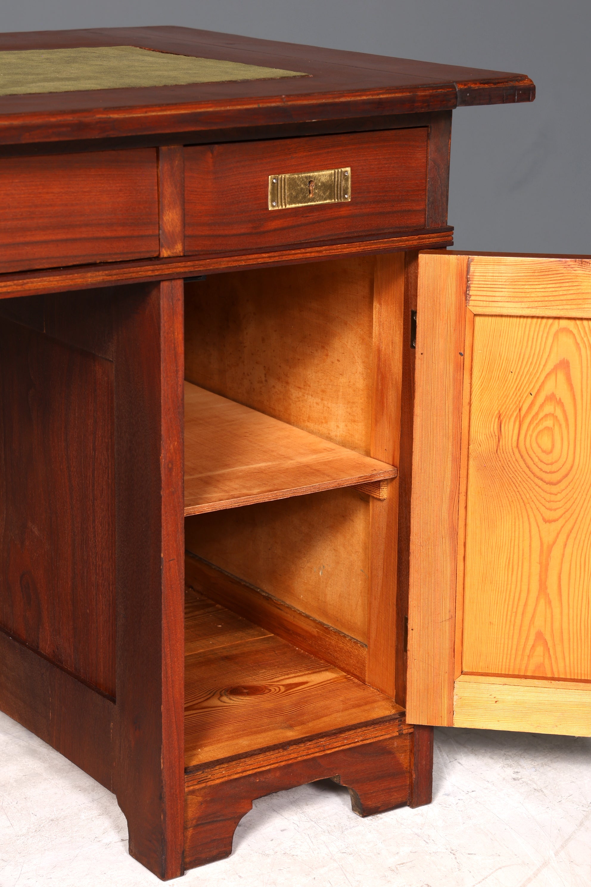 Traumhafter Jugendstil Schreibtisch Gründerzeit Bürotisch echt Holz Desk Office Table