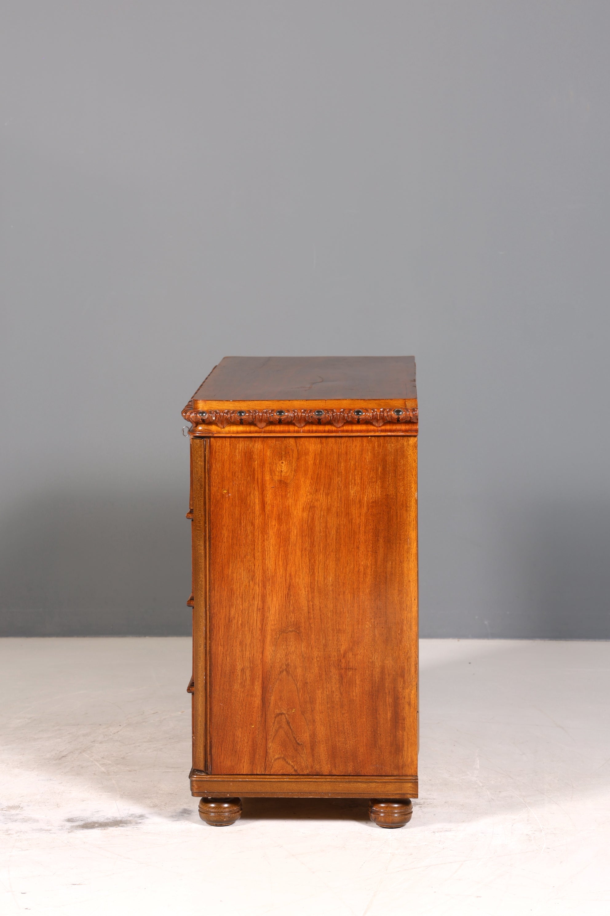 Stilvolle Louis Philippe Kommode Nussbaum Biedermeier Schubladenkommode um 1890