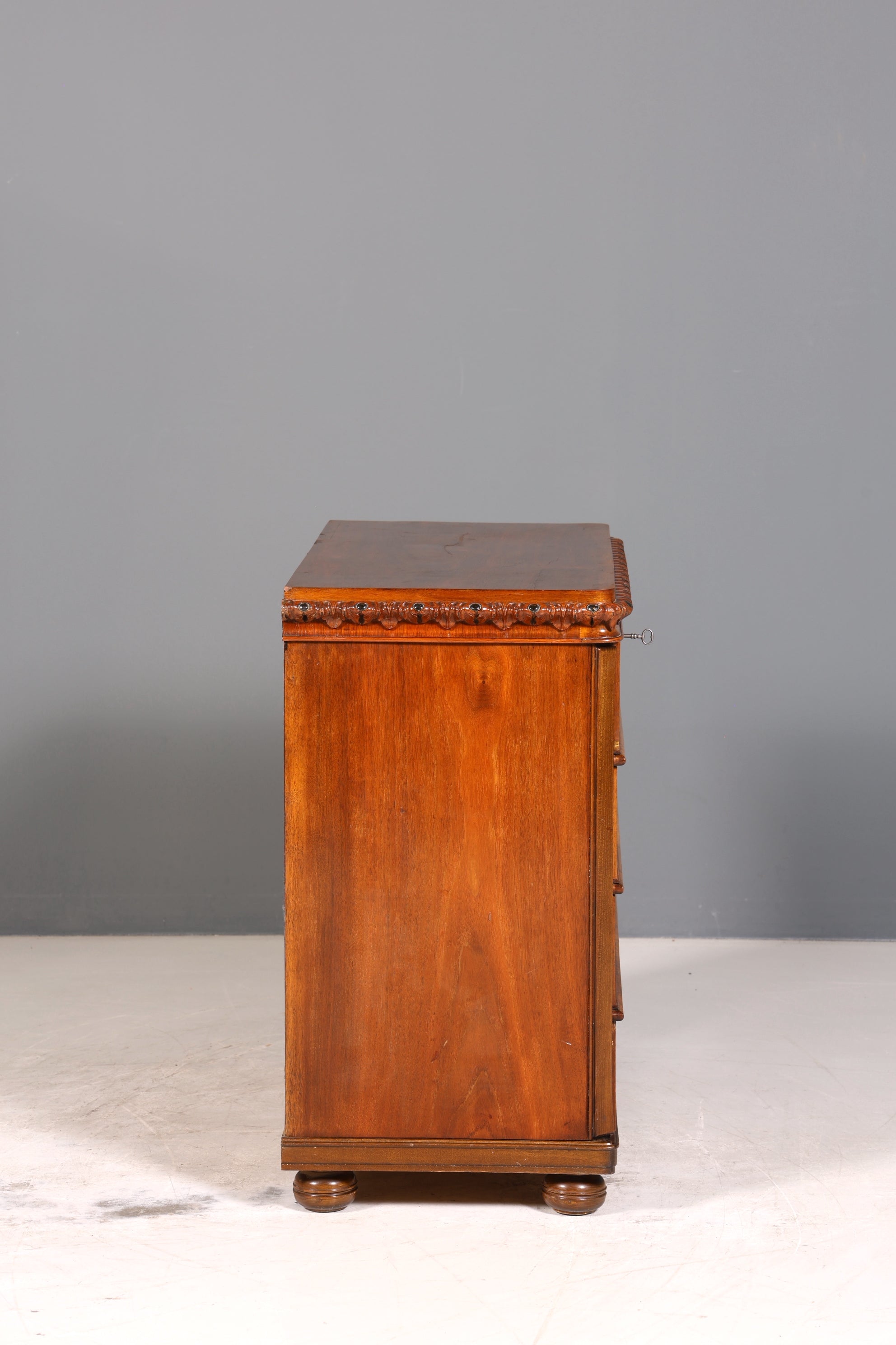 Stilvolle Louis Philippe Kommode Nussbaum Biedermeier Schubladenkommode um 1890