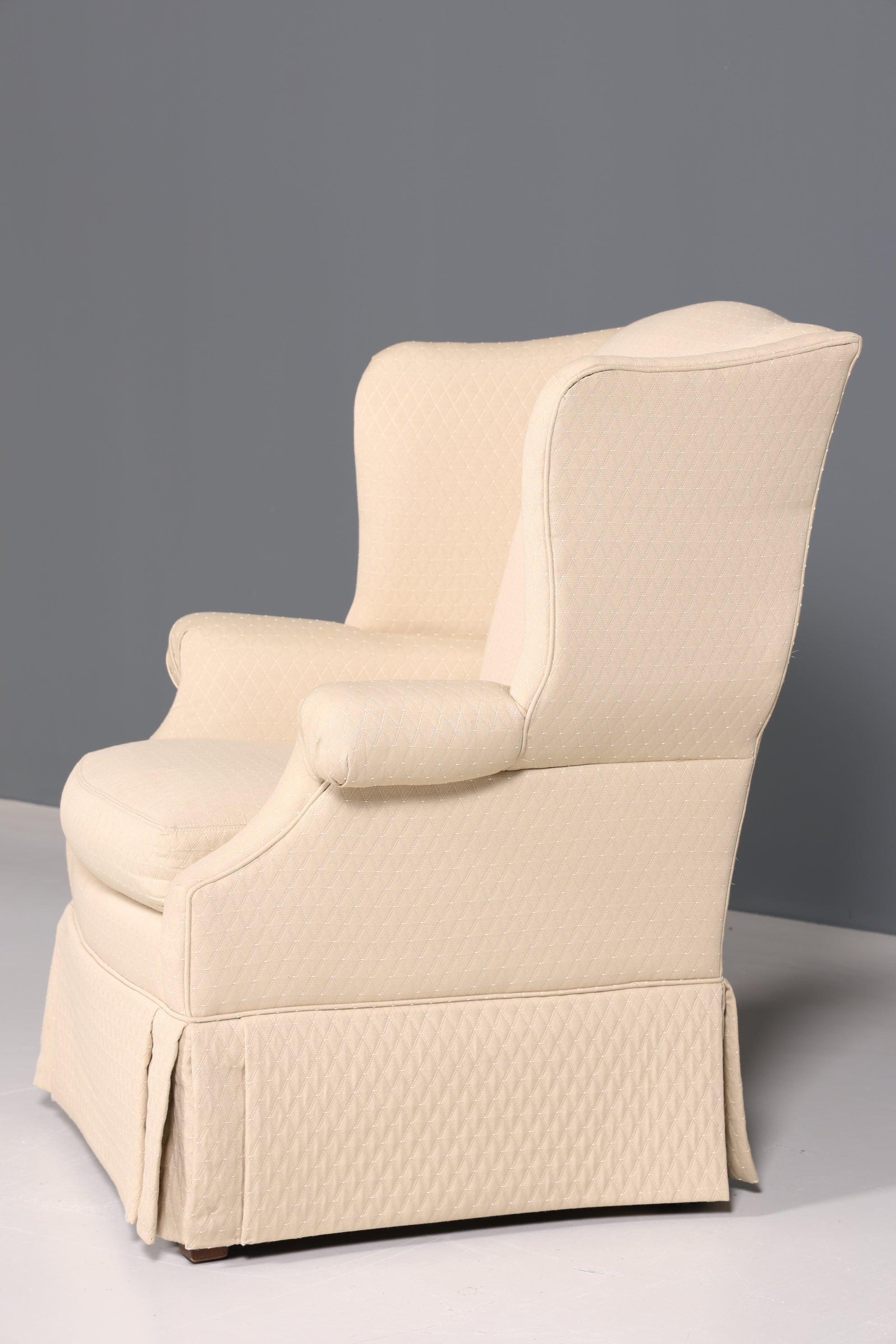 Wunderschöner Original Drexel Heritage Sessel Relax Ohrenbacken USA Sessel Chaise Polstersessel 2 von 2