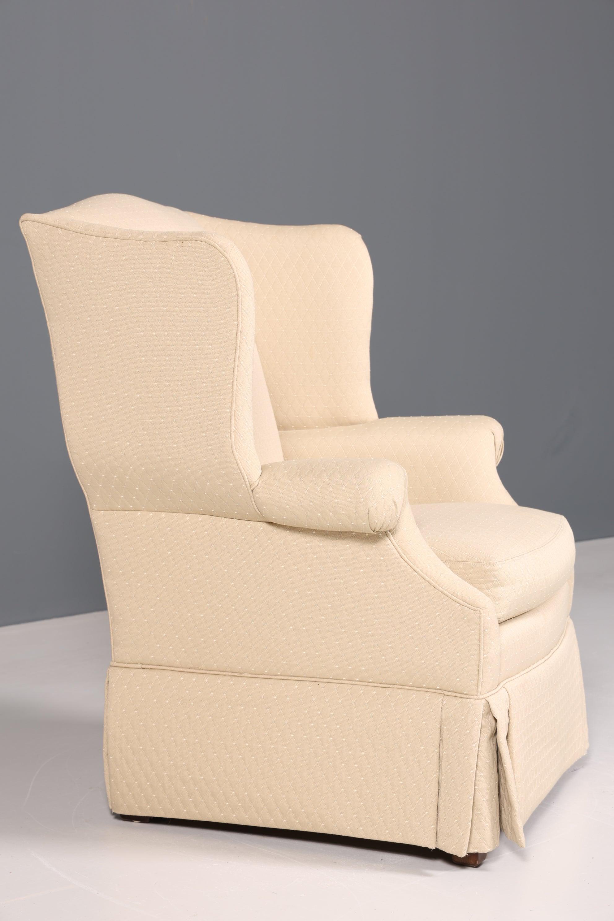 Wunderschöner Original Drexel Heritage Sessel Relax Ohrenbacken USA Sessel Chaise Polstersessel 2 von 2
