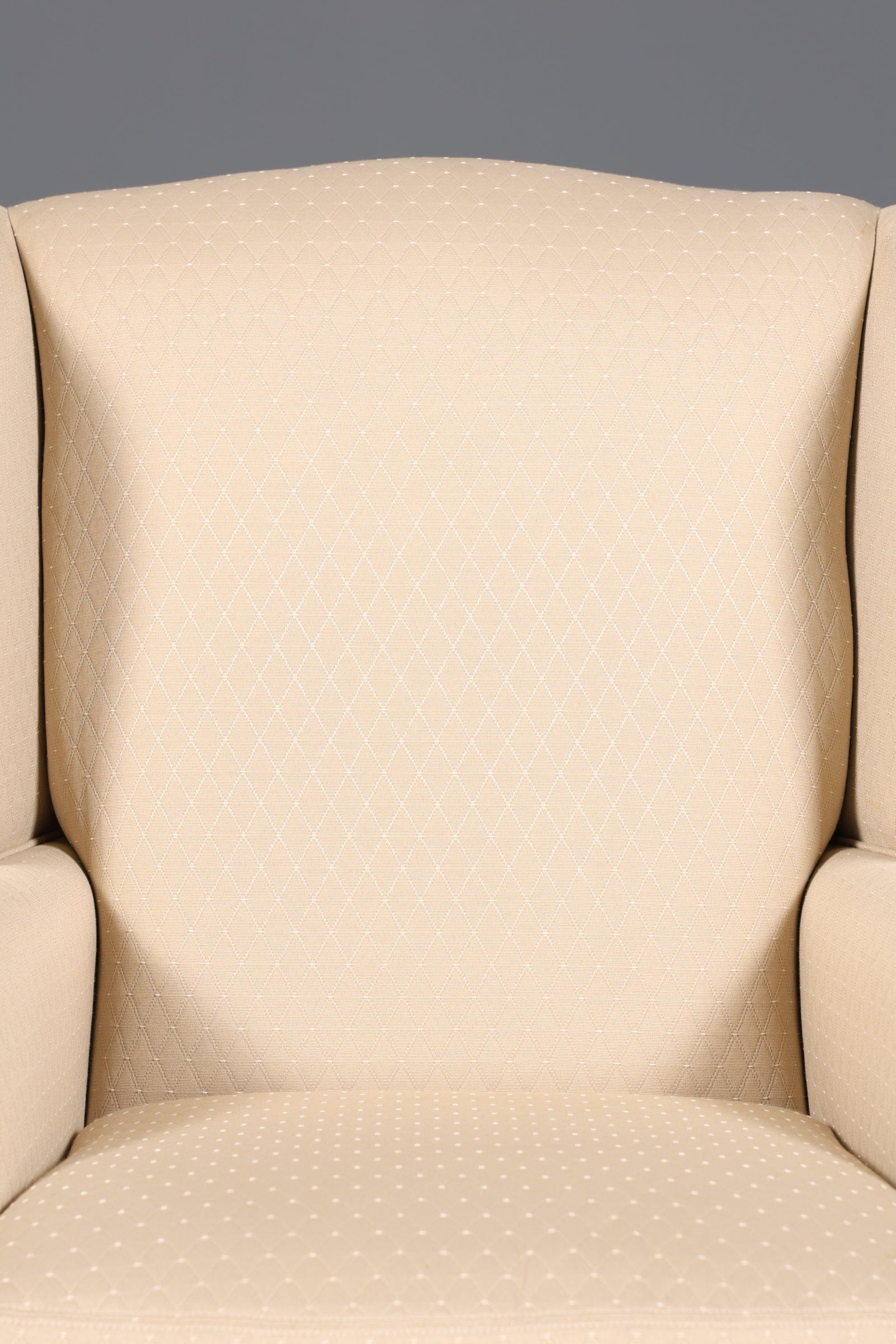 Wunderschöner Original Drexel Heritage Sessel Relax Ohrenbacken USA Sessel Chaise Polstersessel 2 von 2