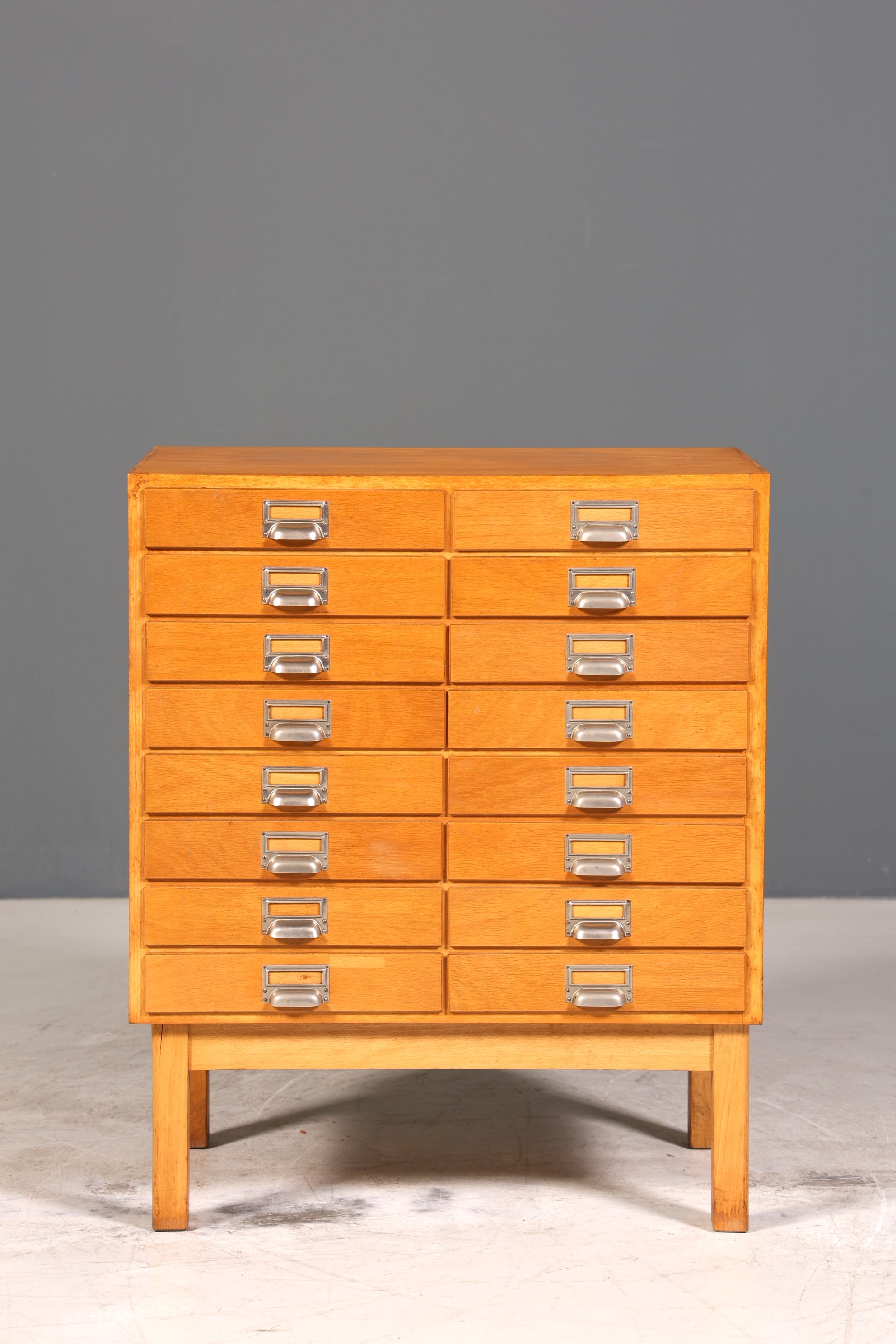 E895 Finish Wunderschöne Mid Century Kommode Vintage Bauhaus Apotheker Schrank Retro Schubladenkommode