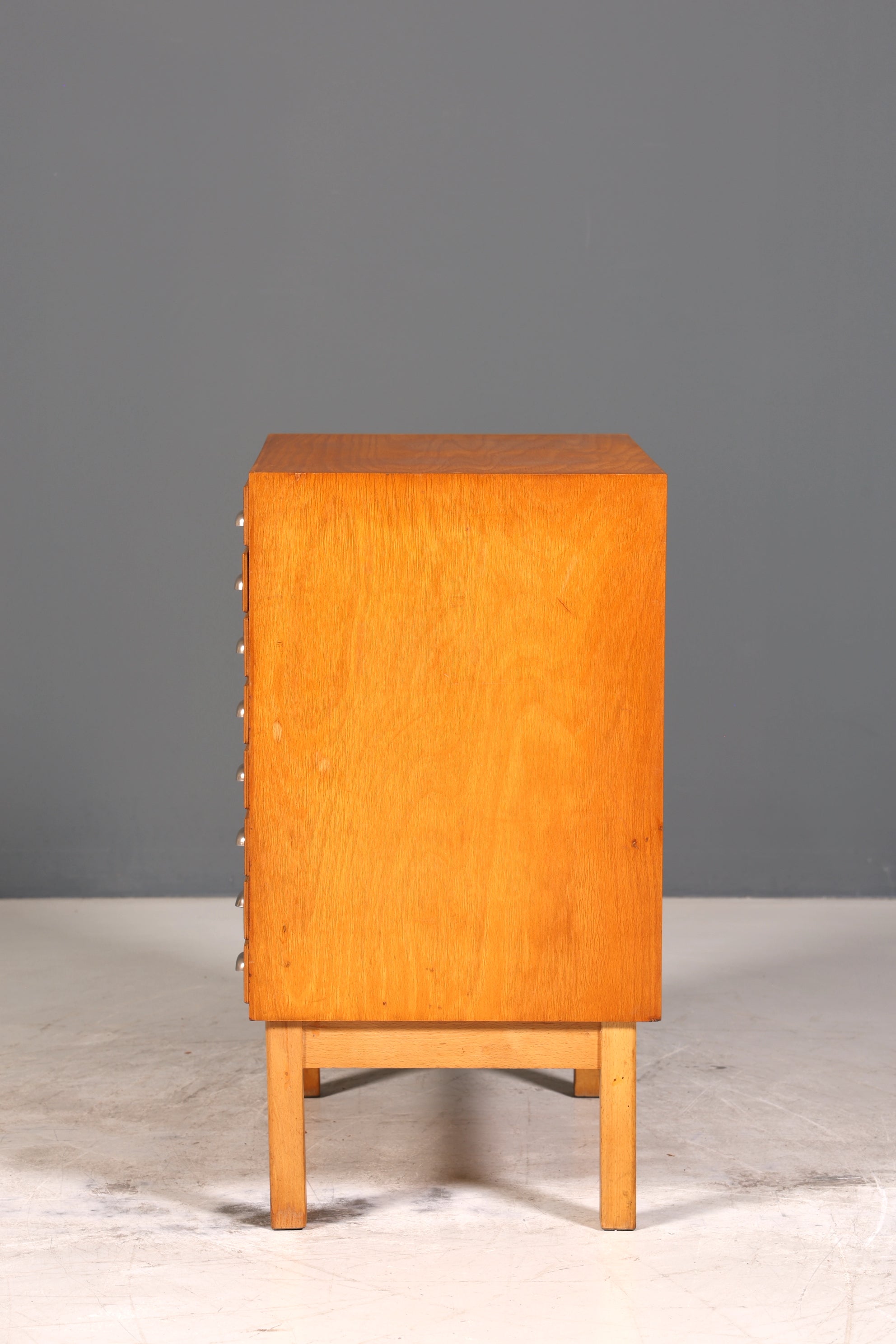 E895 Finish Wunderschöne Mid Century Kommode Vintage Bauhaus Apotheker Schrank Retro Schubladenkommode