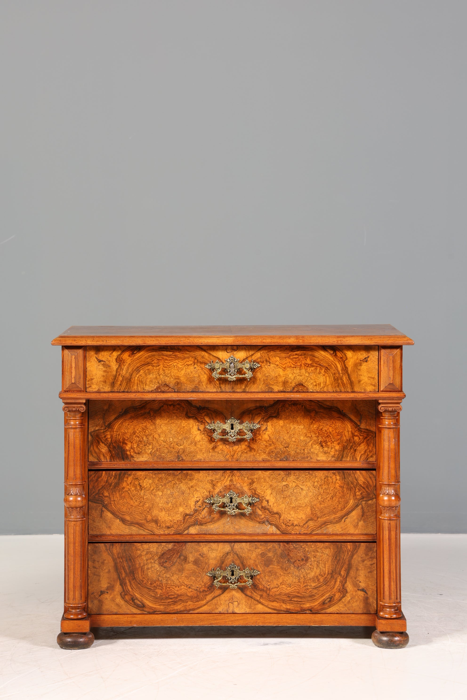 Wunderschöne Gründerzeit Kommode Louis Philippe echt Holz Schubladen Kommode Sideboard um 1880